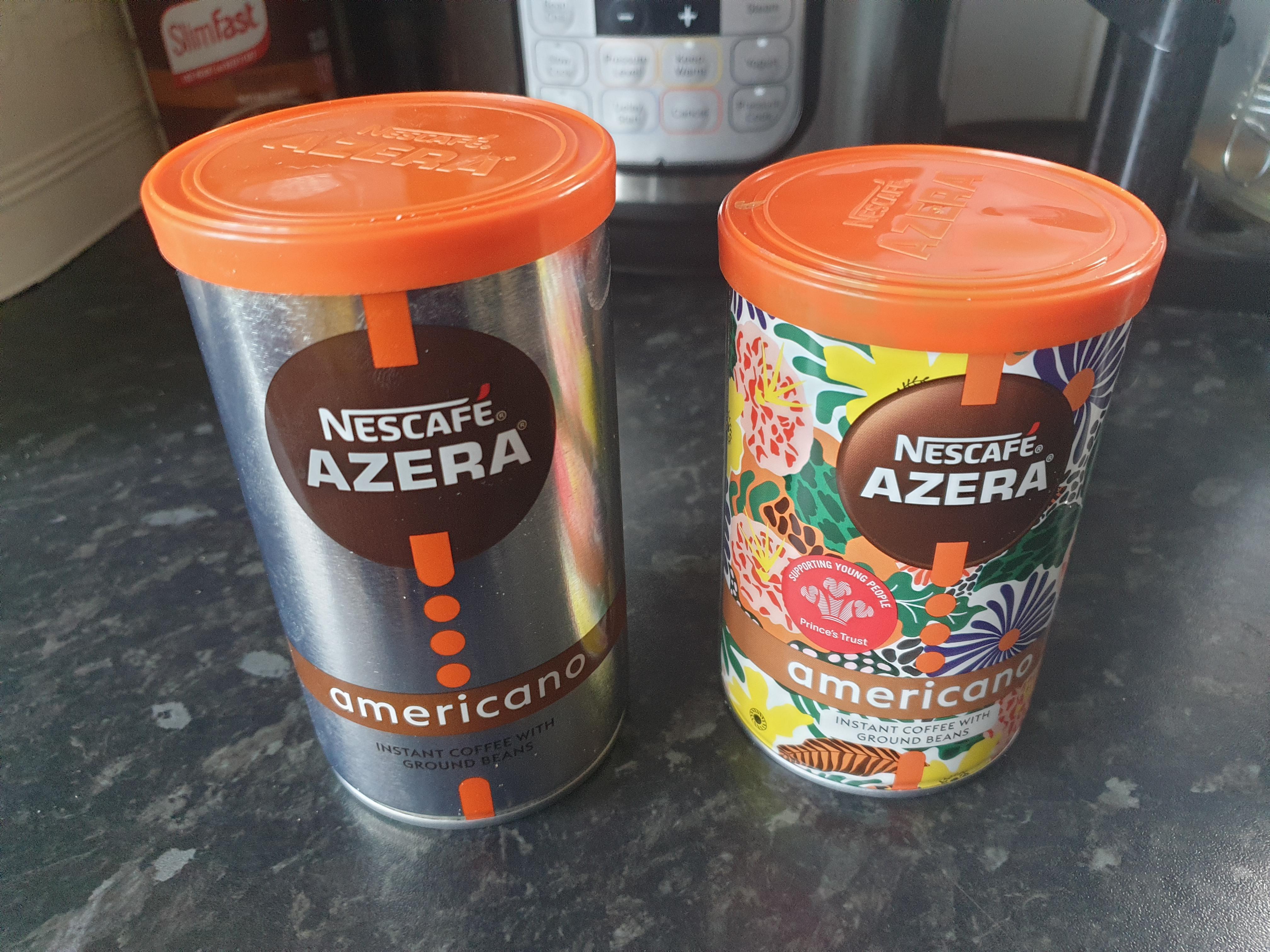 Azera coffee higher price for 10g less (UK) Was 100g, now 90g r