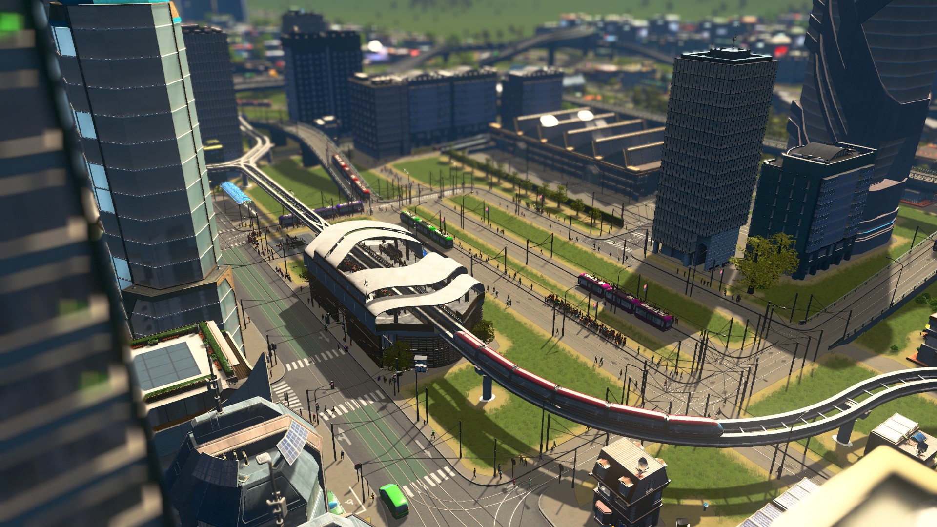 My public transport hub r/CitiesSkylines