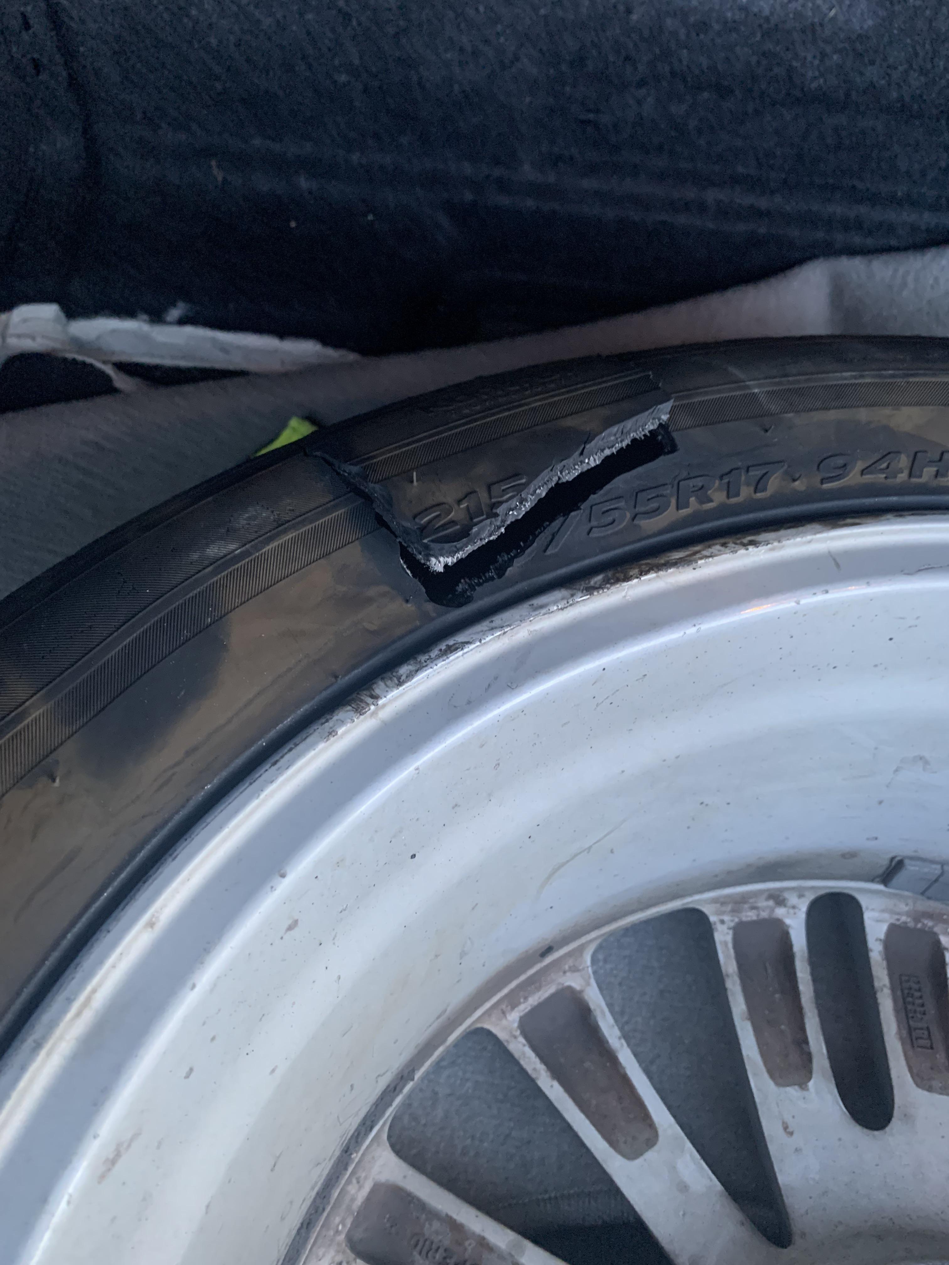 Anybody know what would’ve caused a tire to blow me out like this? Low