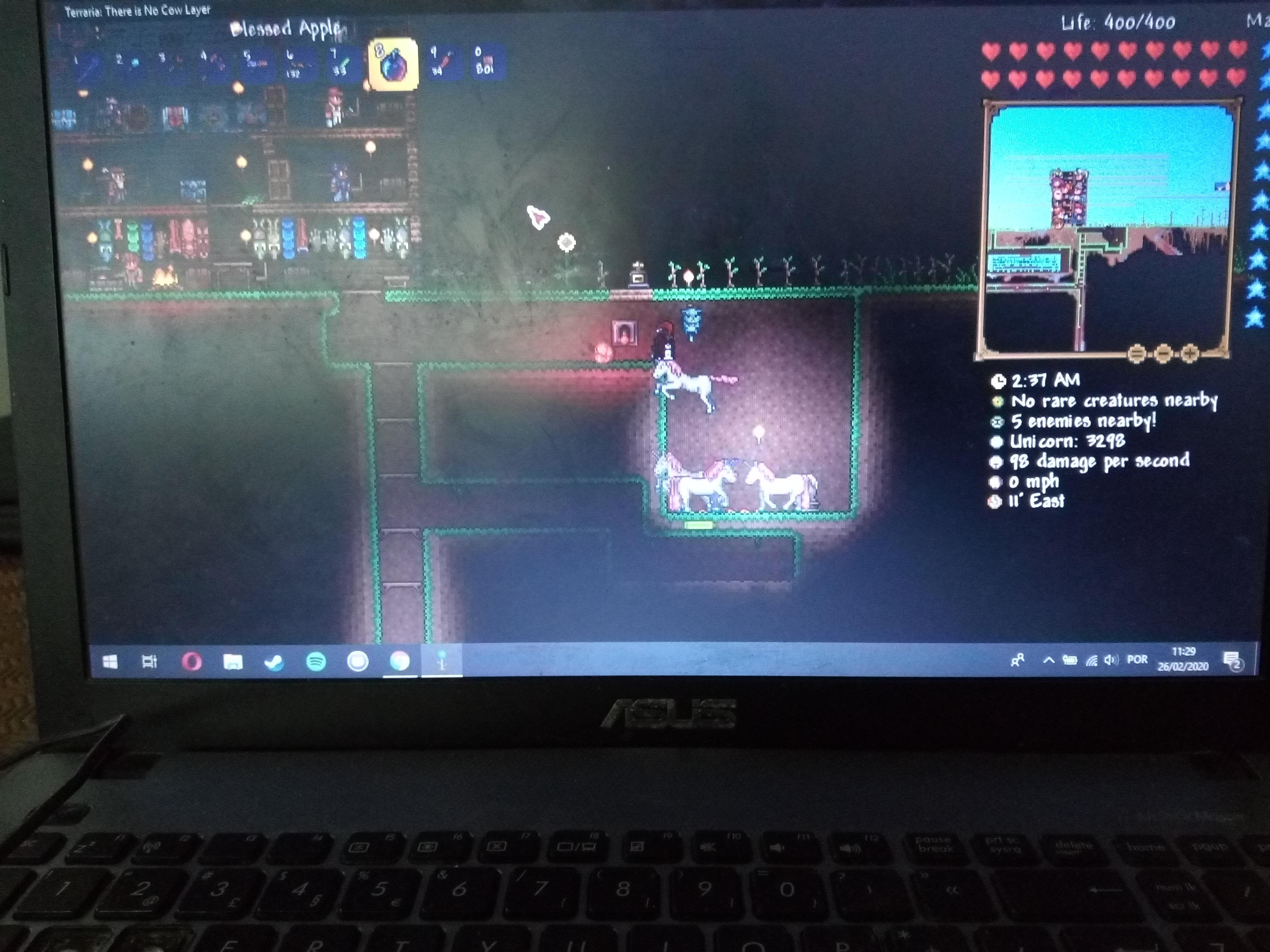 After killing this much unicorns i finnaly got The blessed Apple r