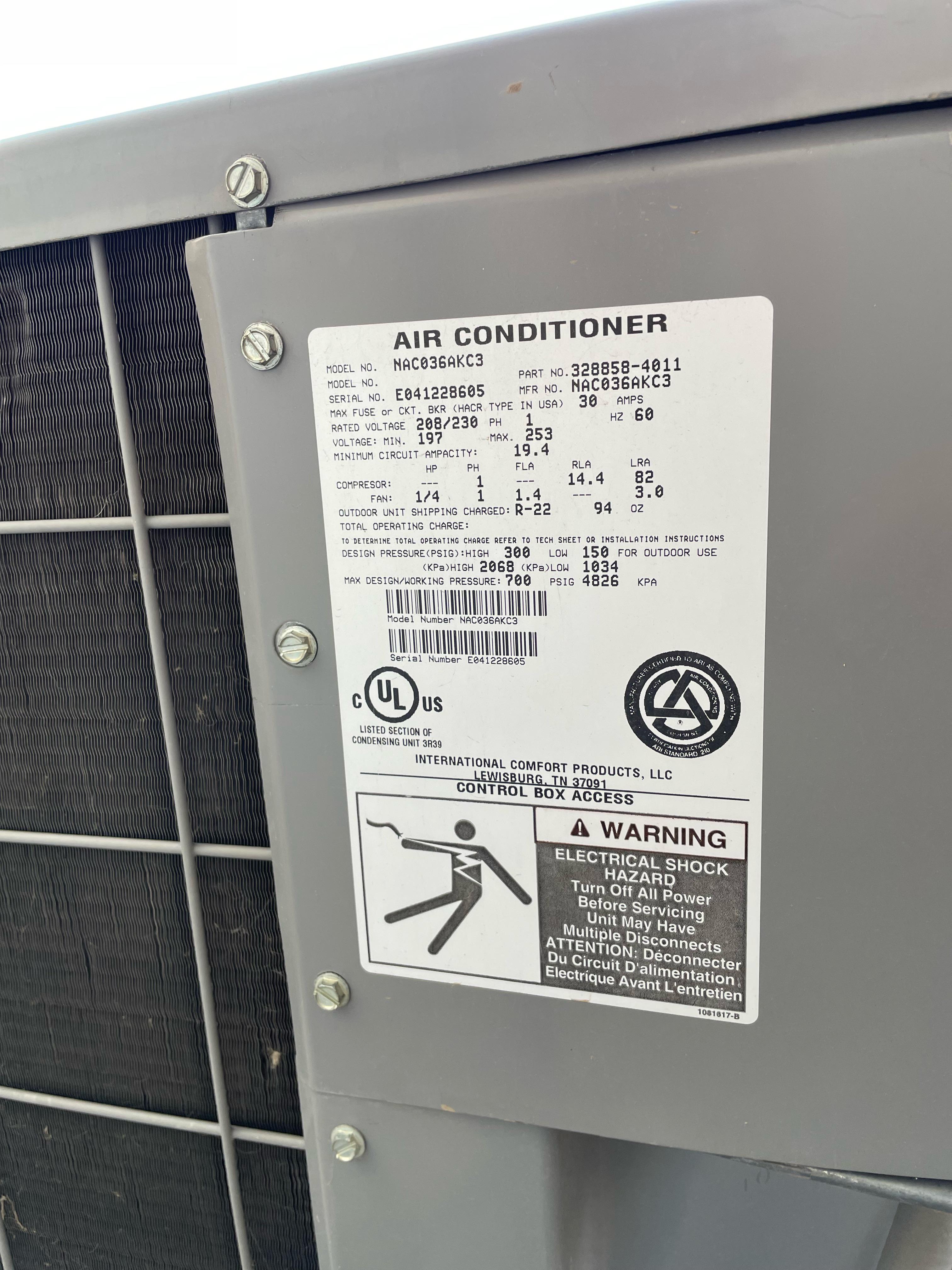 19 year old Heil AC leaking and needs replaced. How to figure this into