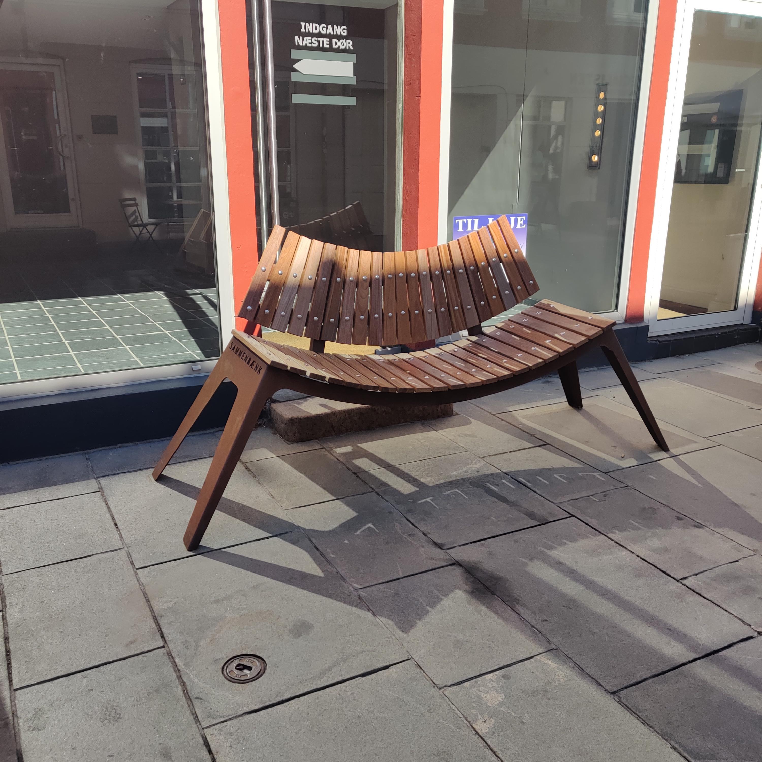 saw this wildly bench if you are sitting more than one