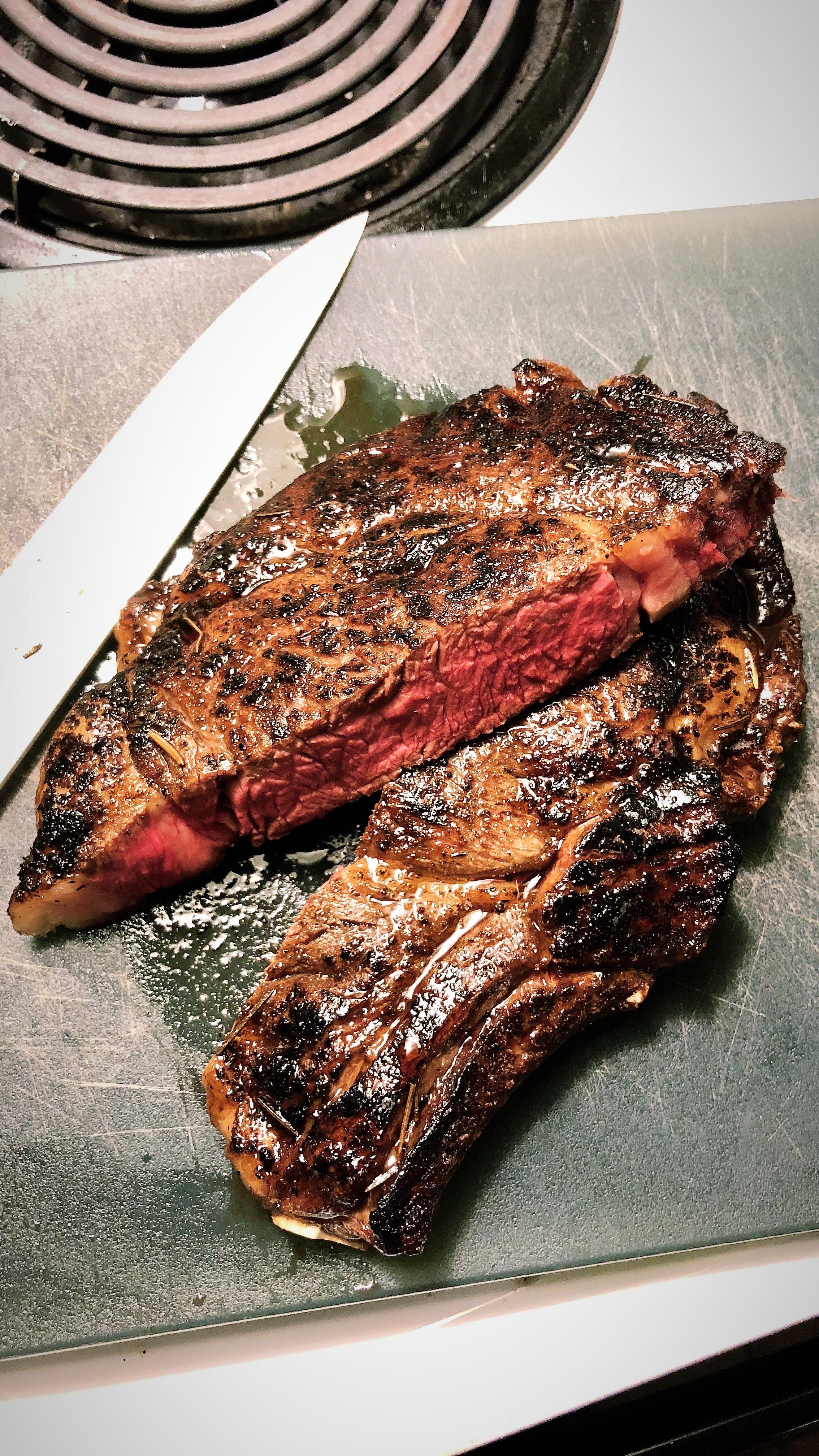 Saturday night ribeye from Porter Road Butcher r/steak