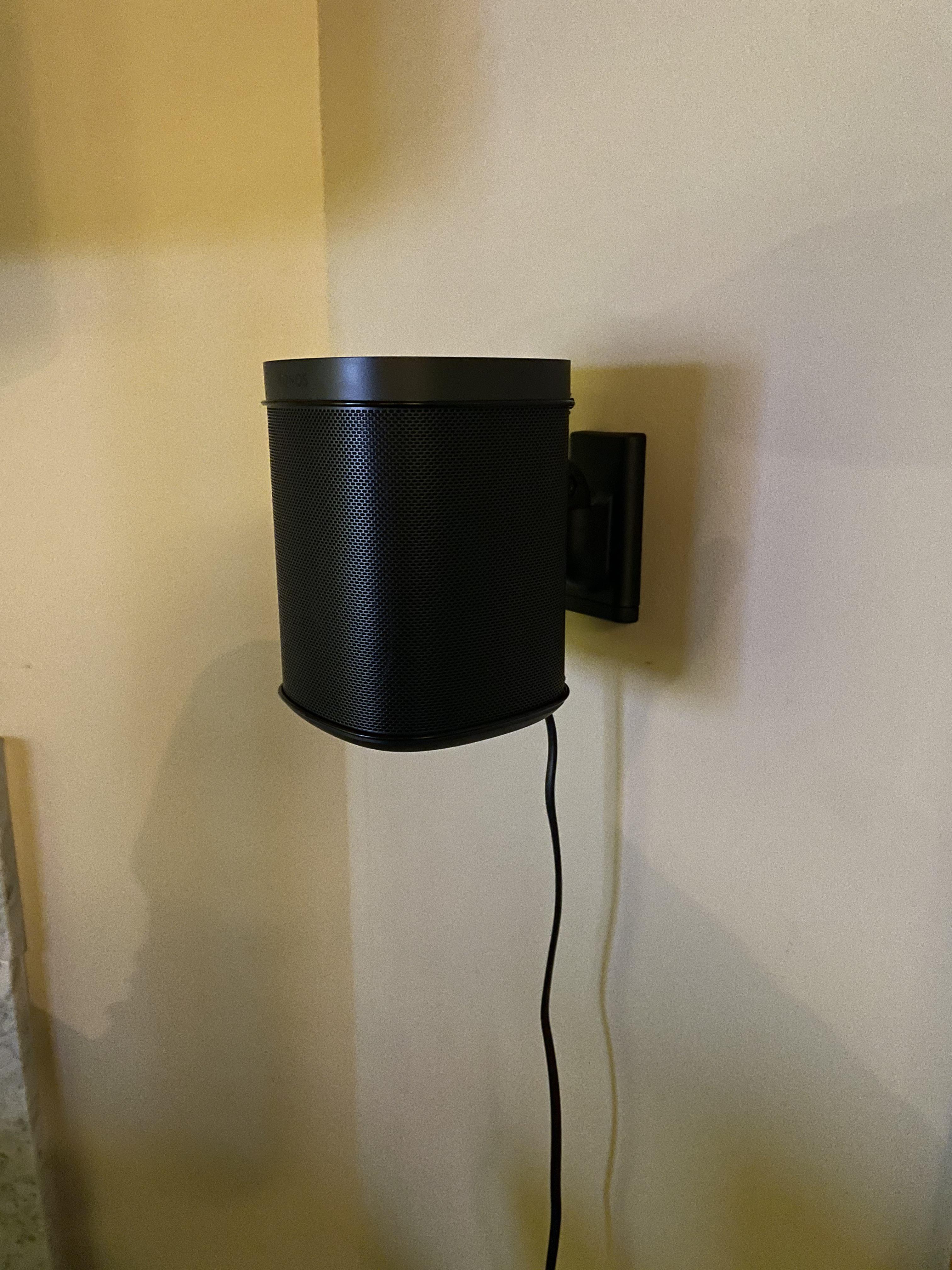 One SL w/ Sanus wall mount, looking for cable management