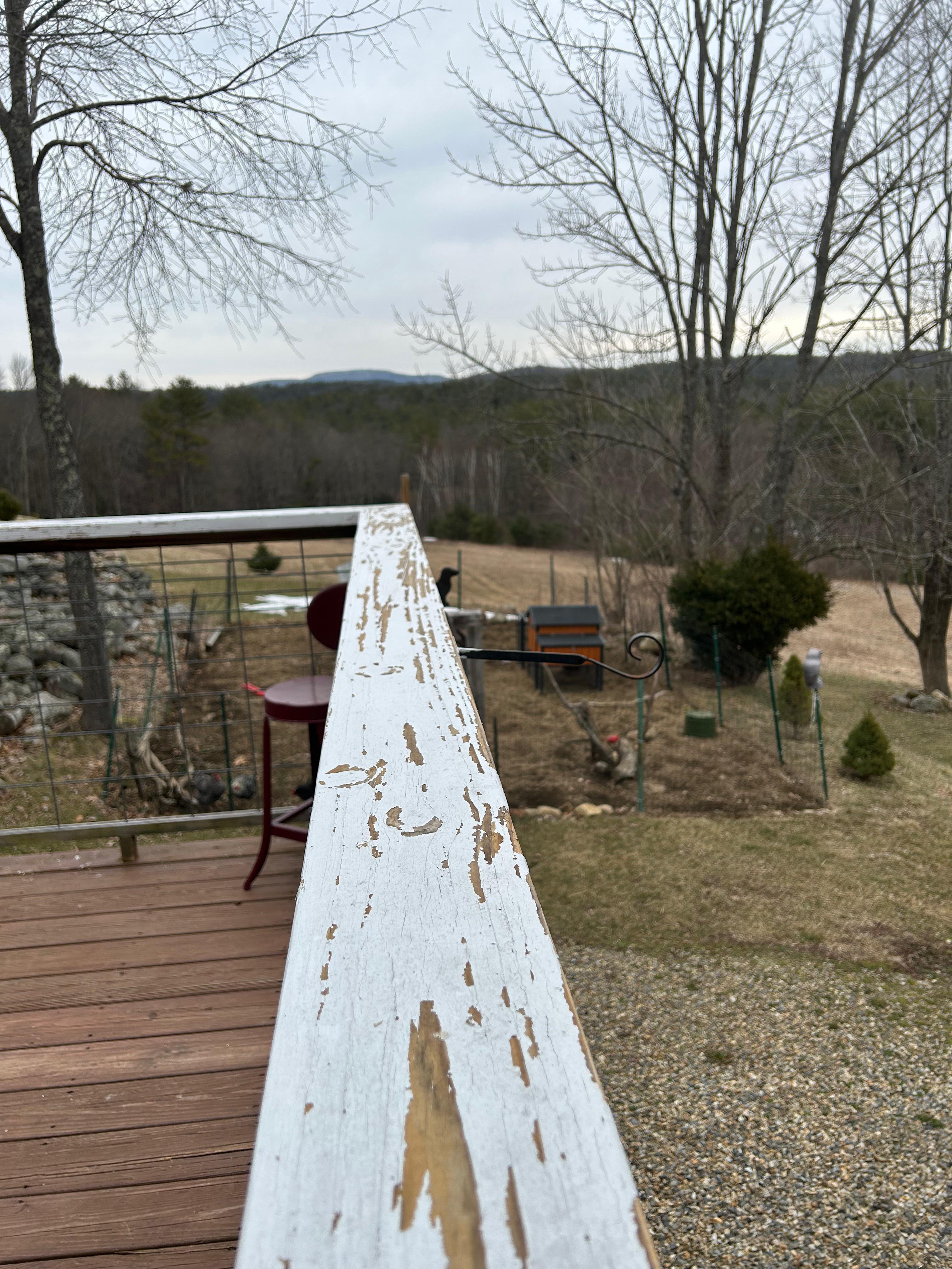 Anything I can do to prevent this? Every single spring I have to sand