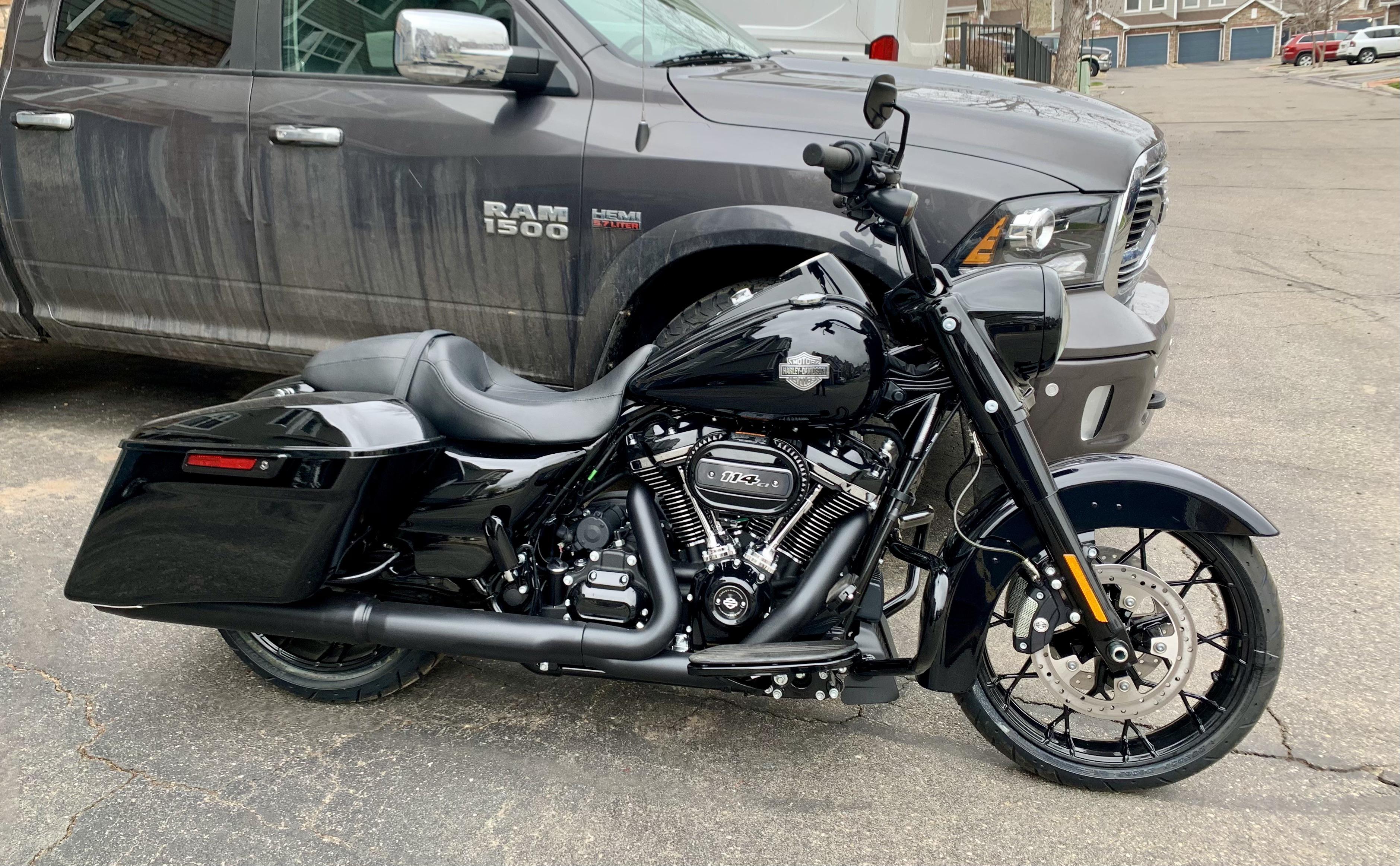 New Road King Special, love it but I’m already looking for ways to stretch out a little while