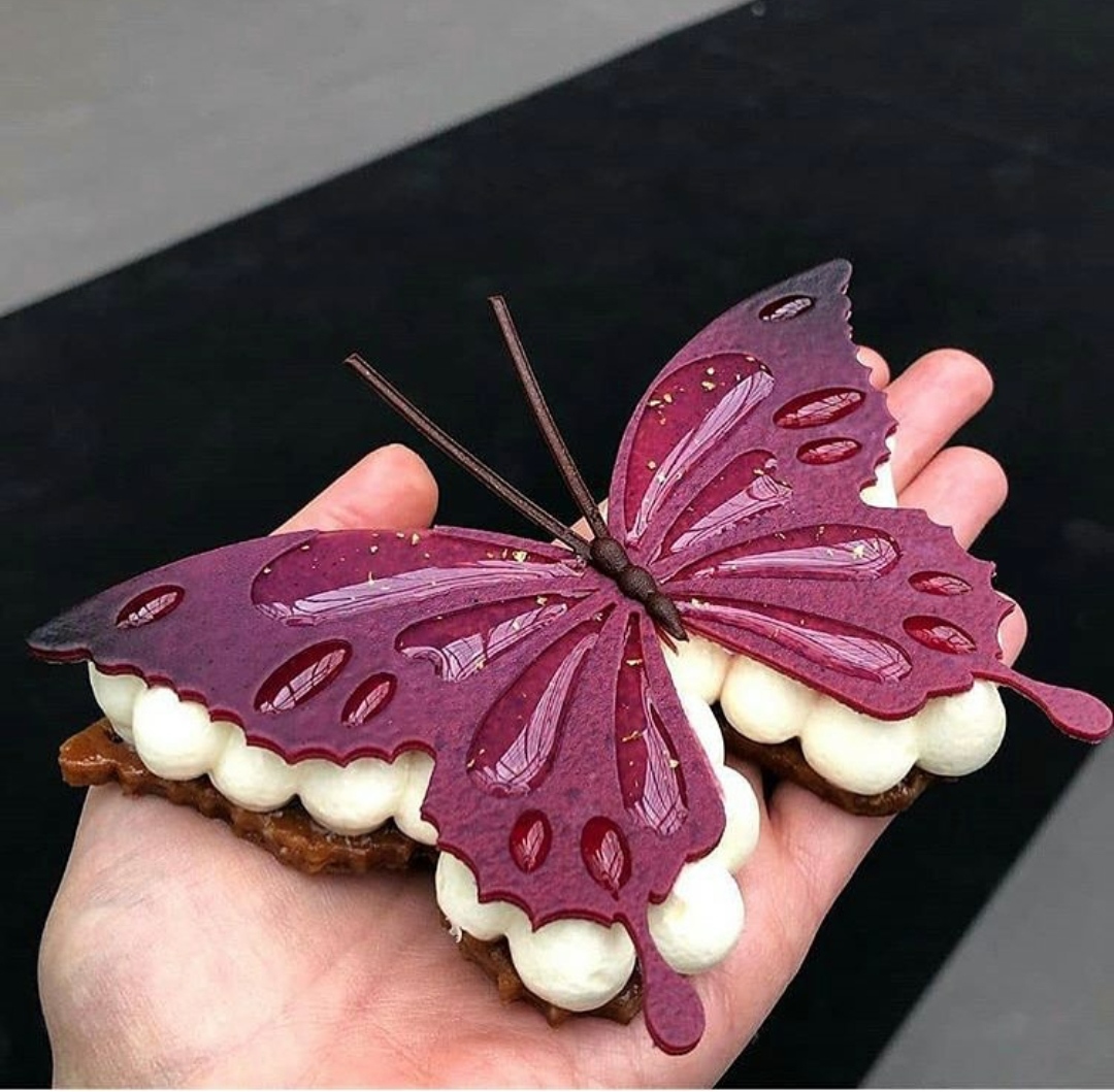 Butterfly dessert r/FoodPorn