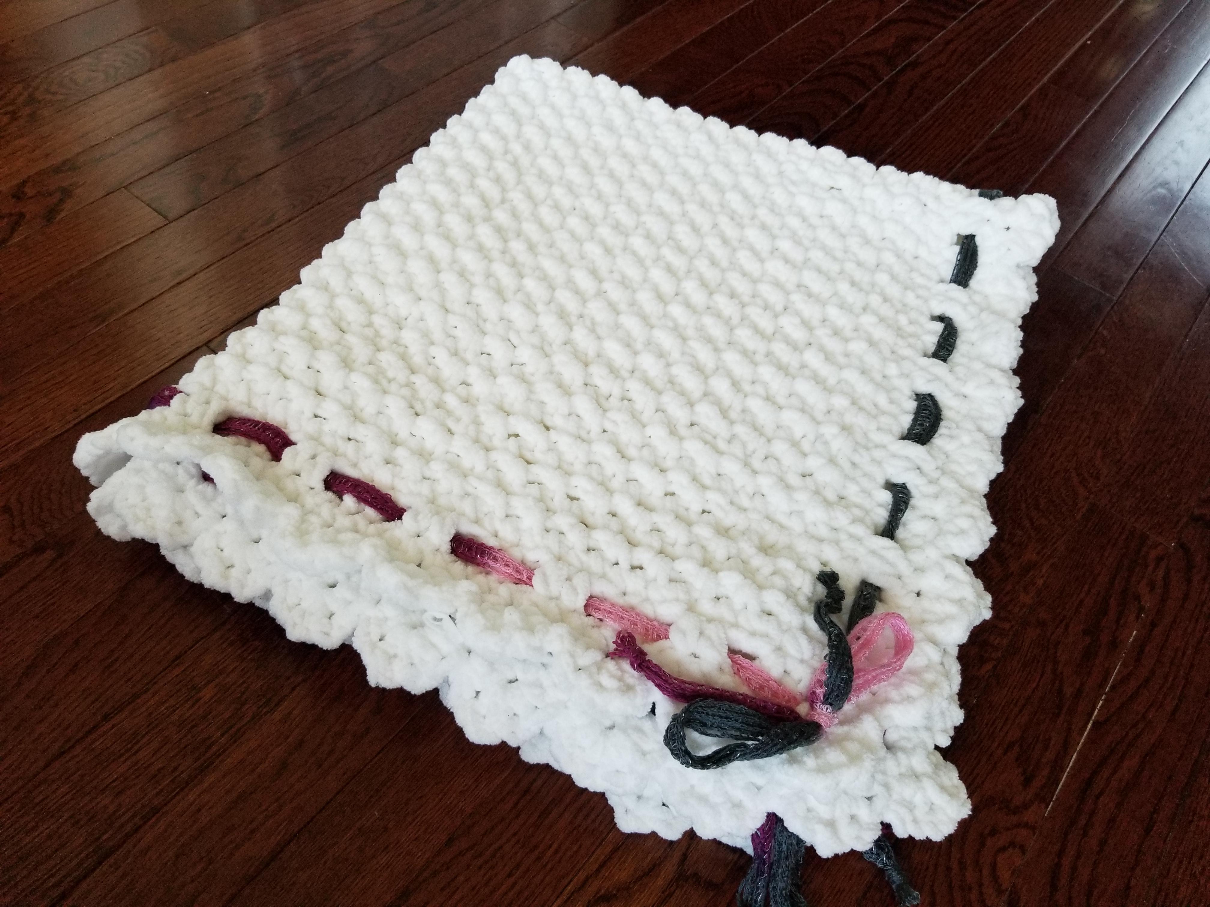 Baby blanket created in just a couple weeks for my cousins second baby
