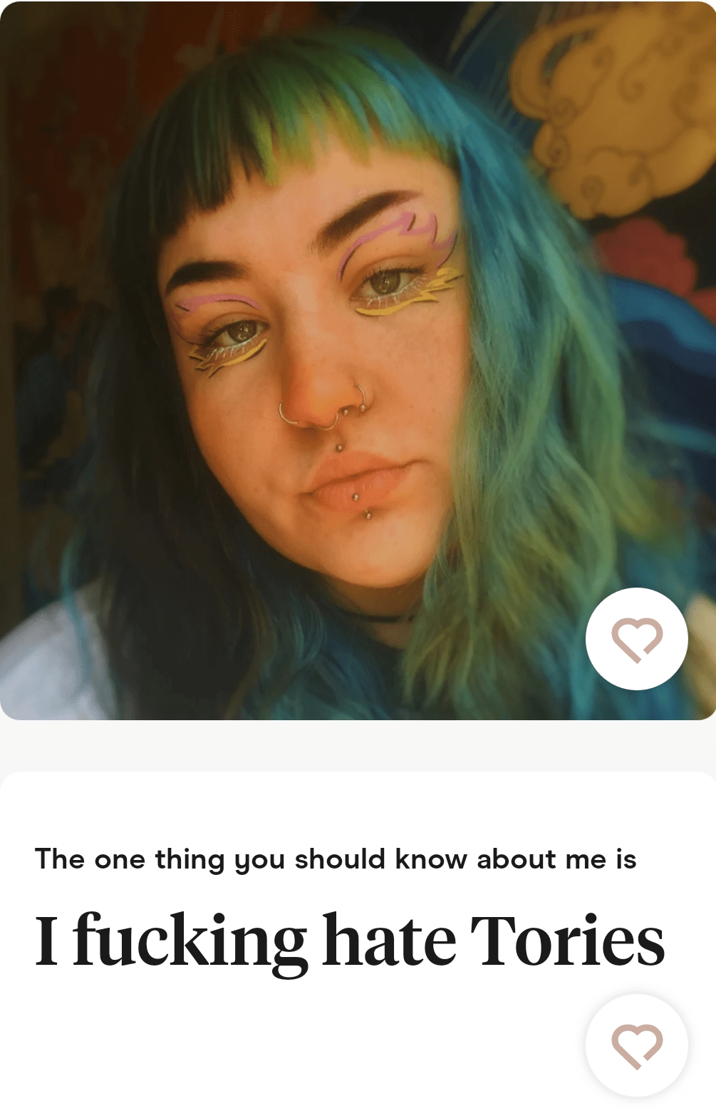 Average r/UK poster on Hinge r/tories