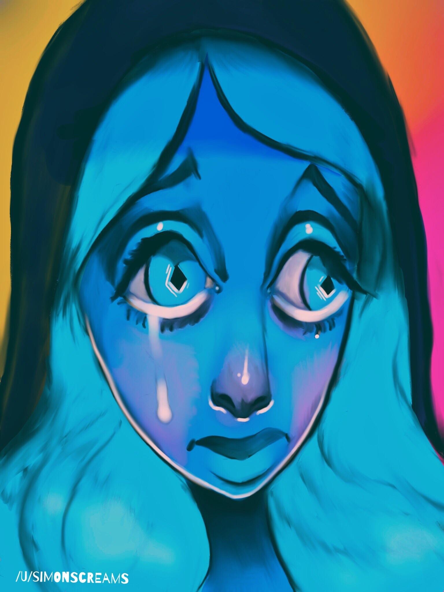 First time poster! Portrait of Blue Diamond 💎 r/BeachCity