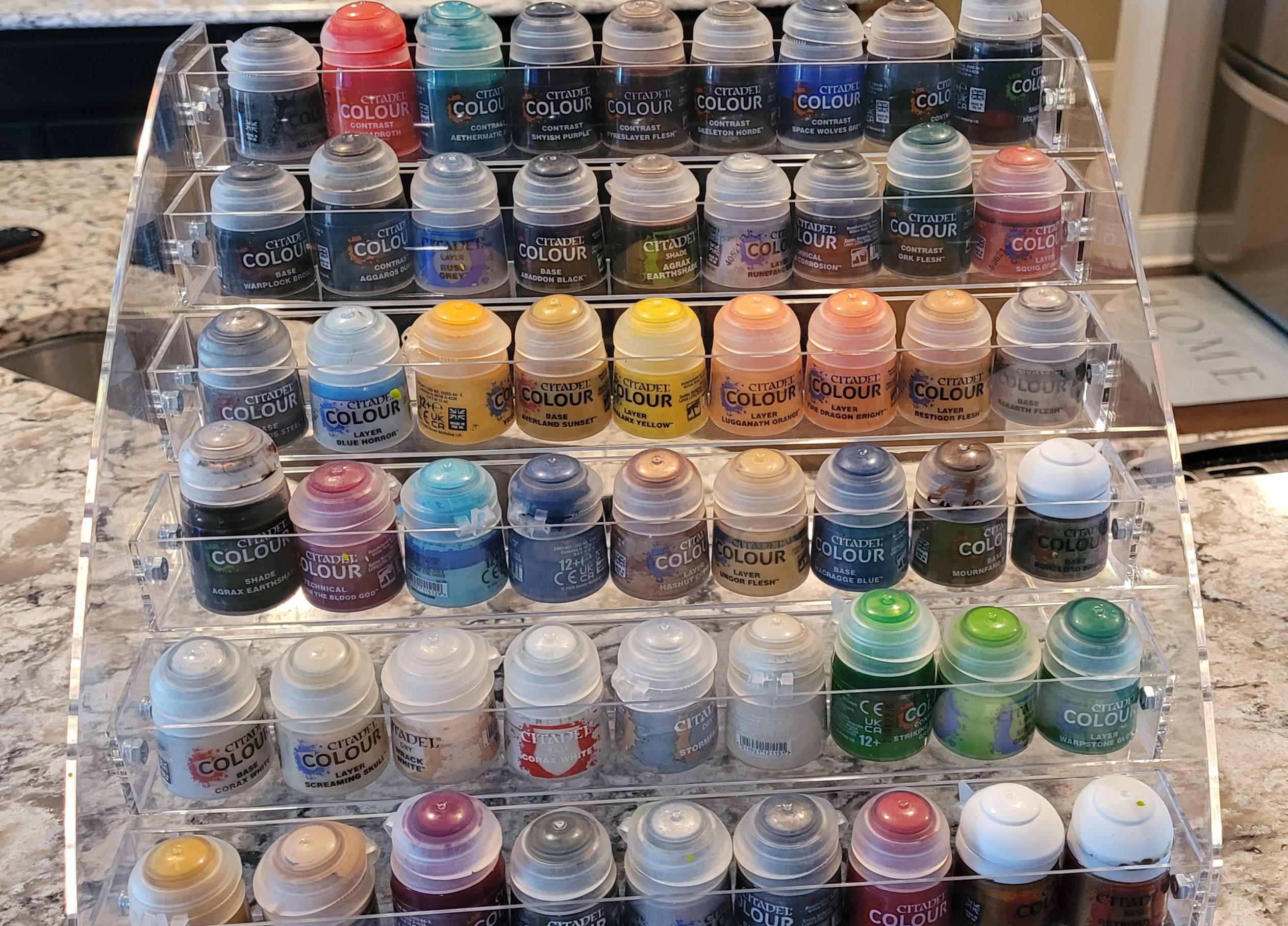 Got this paint holder for 14 on Amazon! r/Miniaturespainting