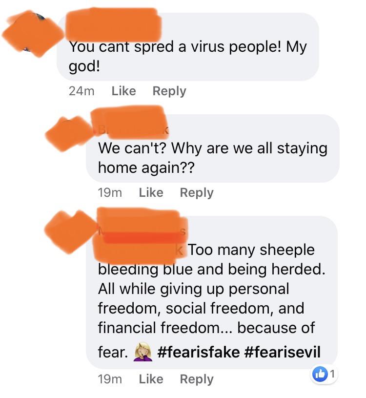 I guess I lost my job because you can’t catch viruses. r