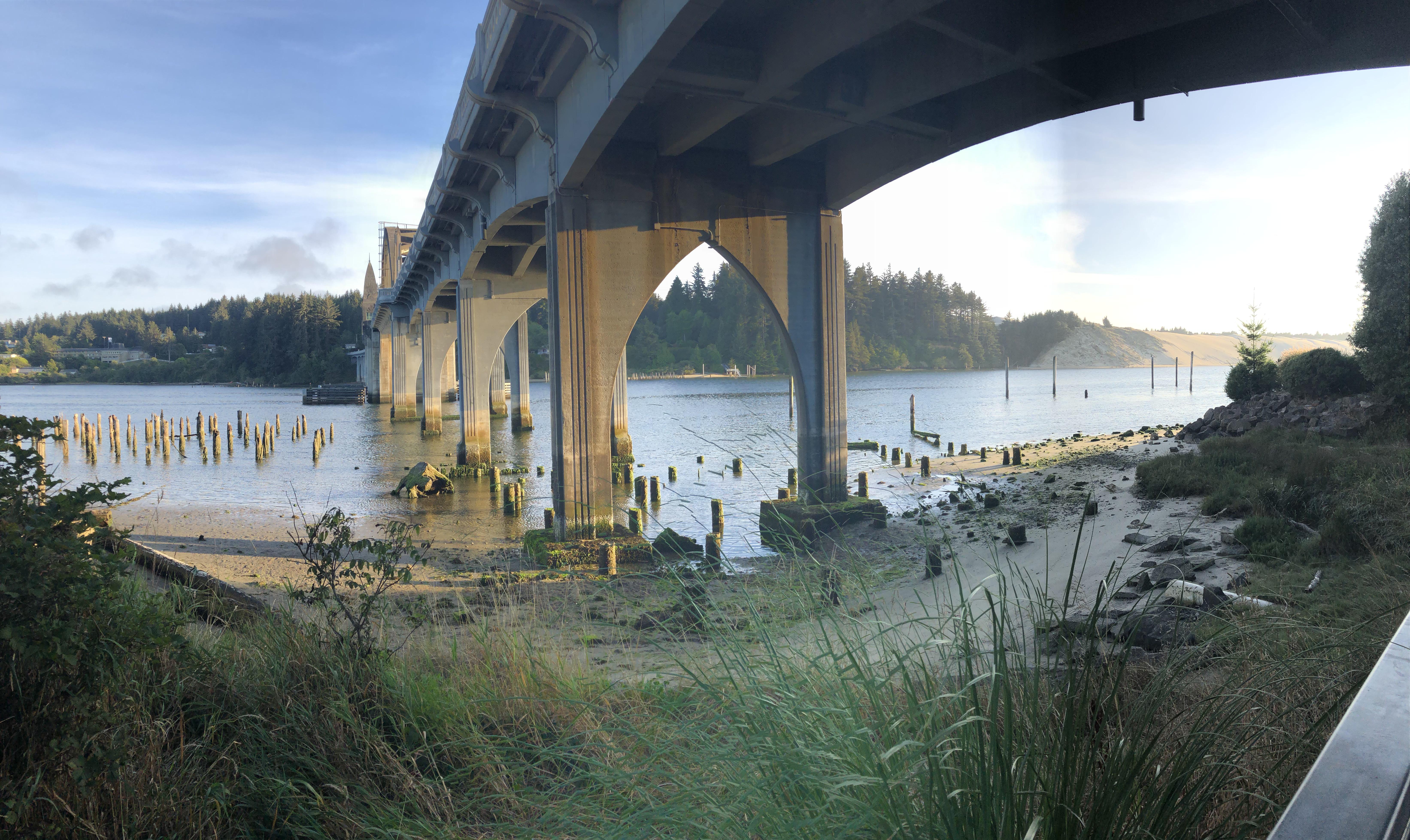 The Siuslaw River Bridge, Oregon r/bridgeporn