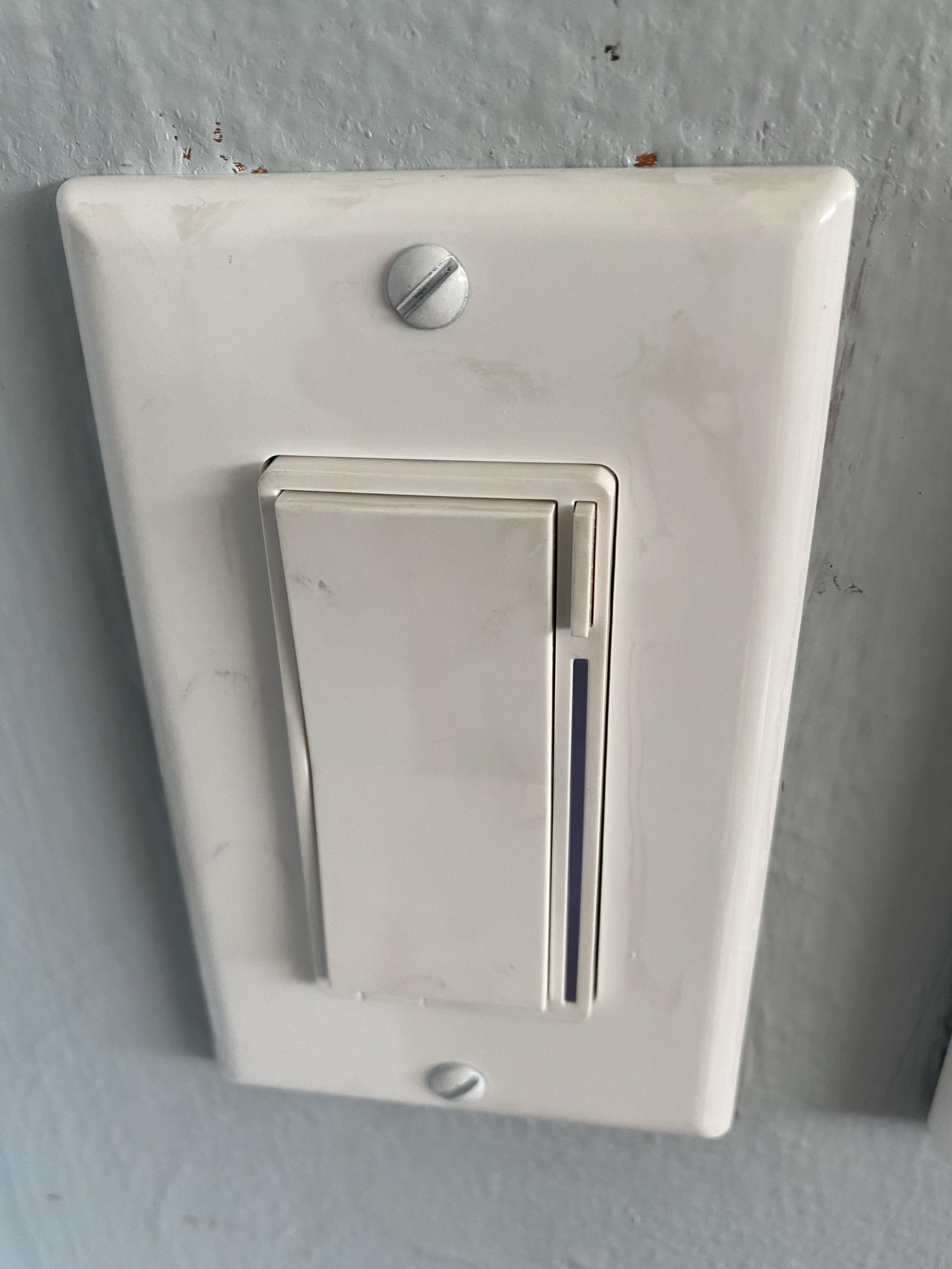 Why does my new Inovelli light switch keep getting dirty without even