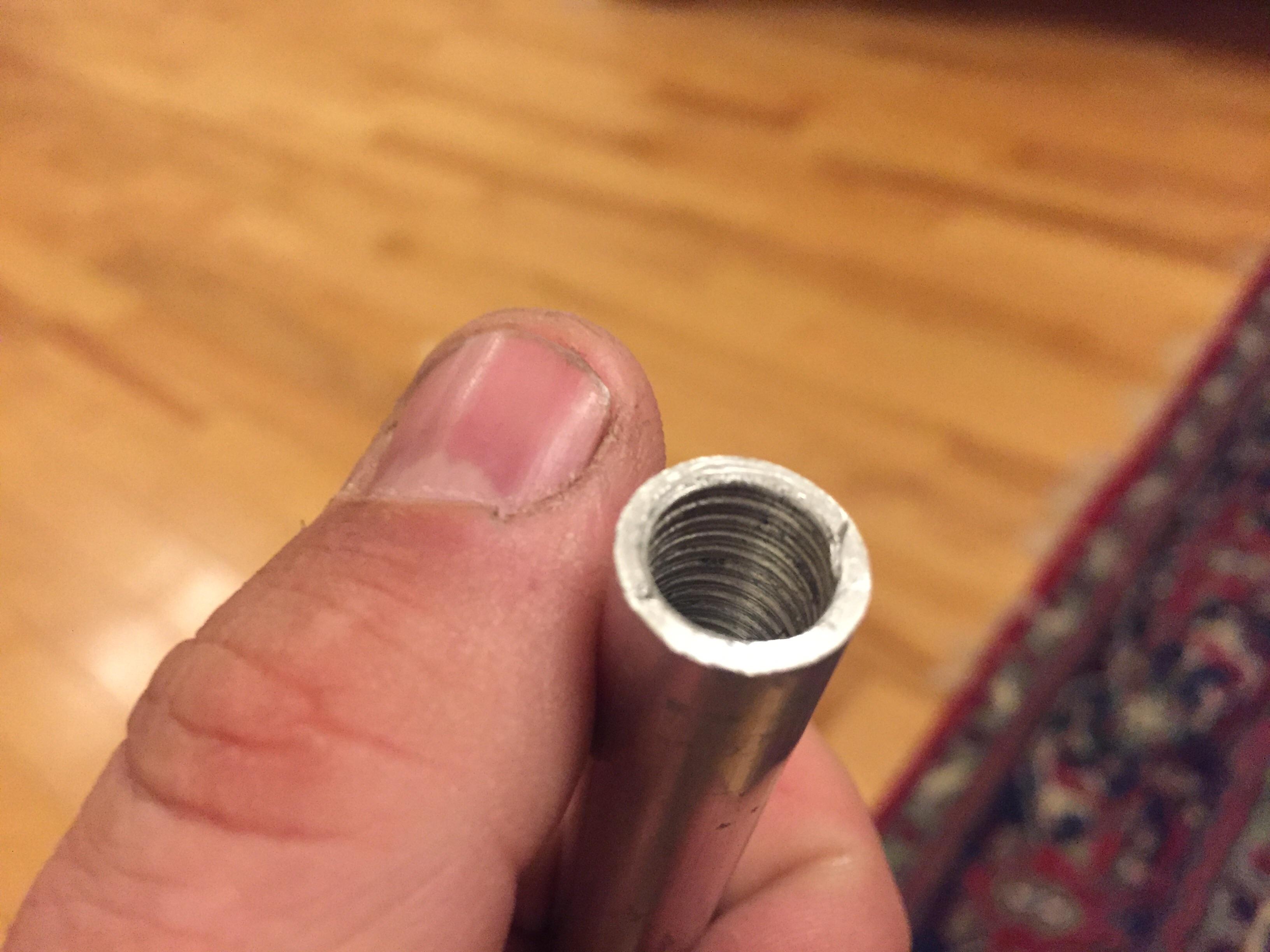 Tapping Aluminium Tube... r/machining