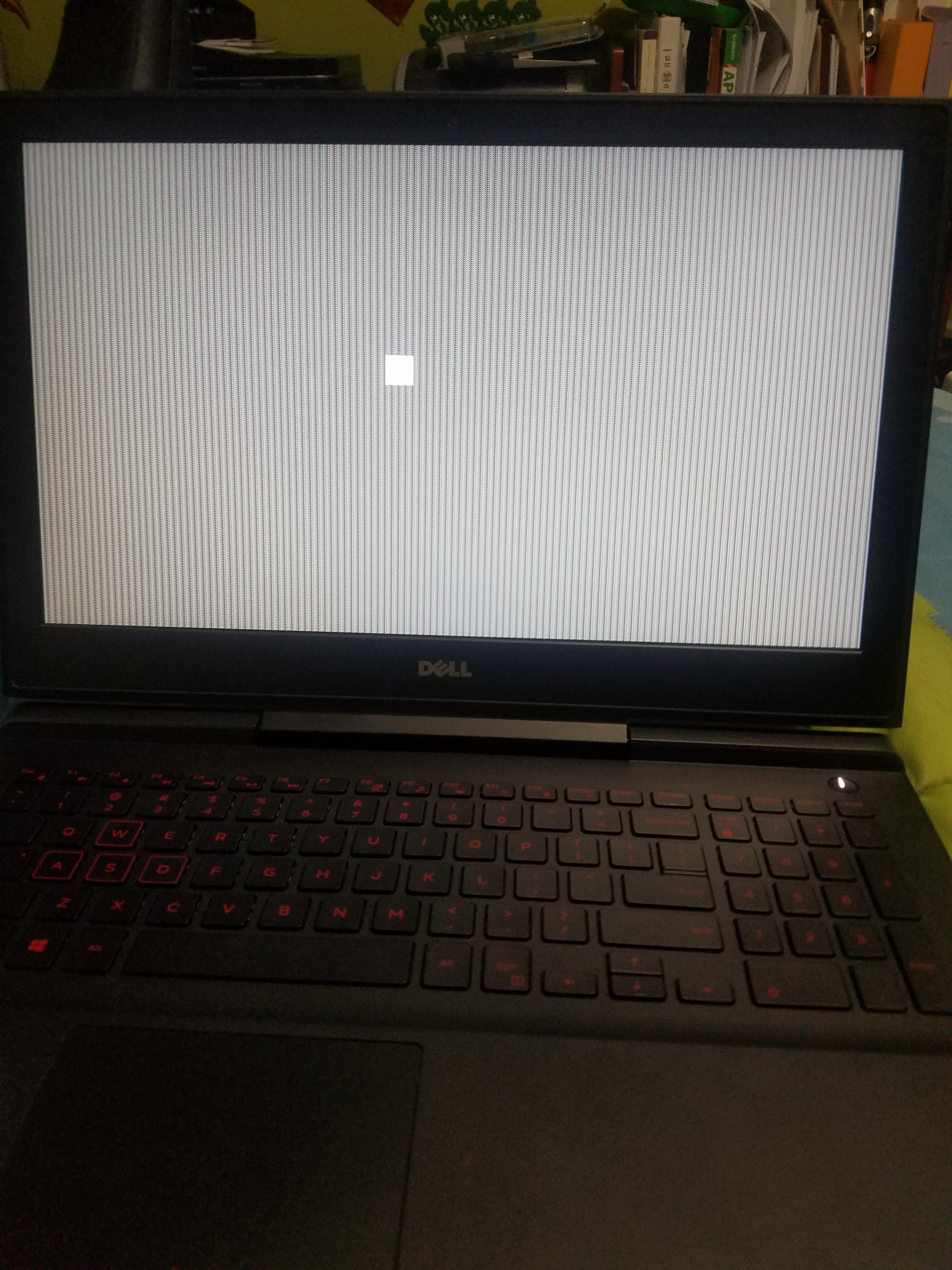 My laptop screen glitches after it wakes up from sleep