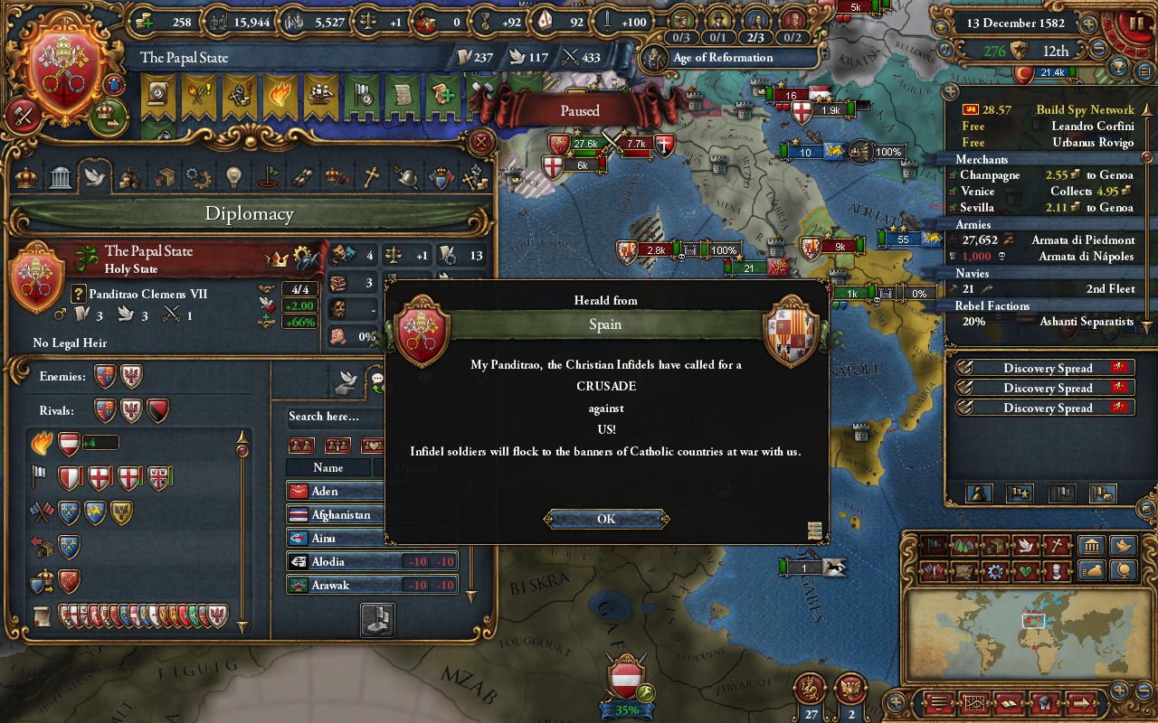 Serves me right for joining the Protestant League... r/eu4