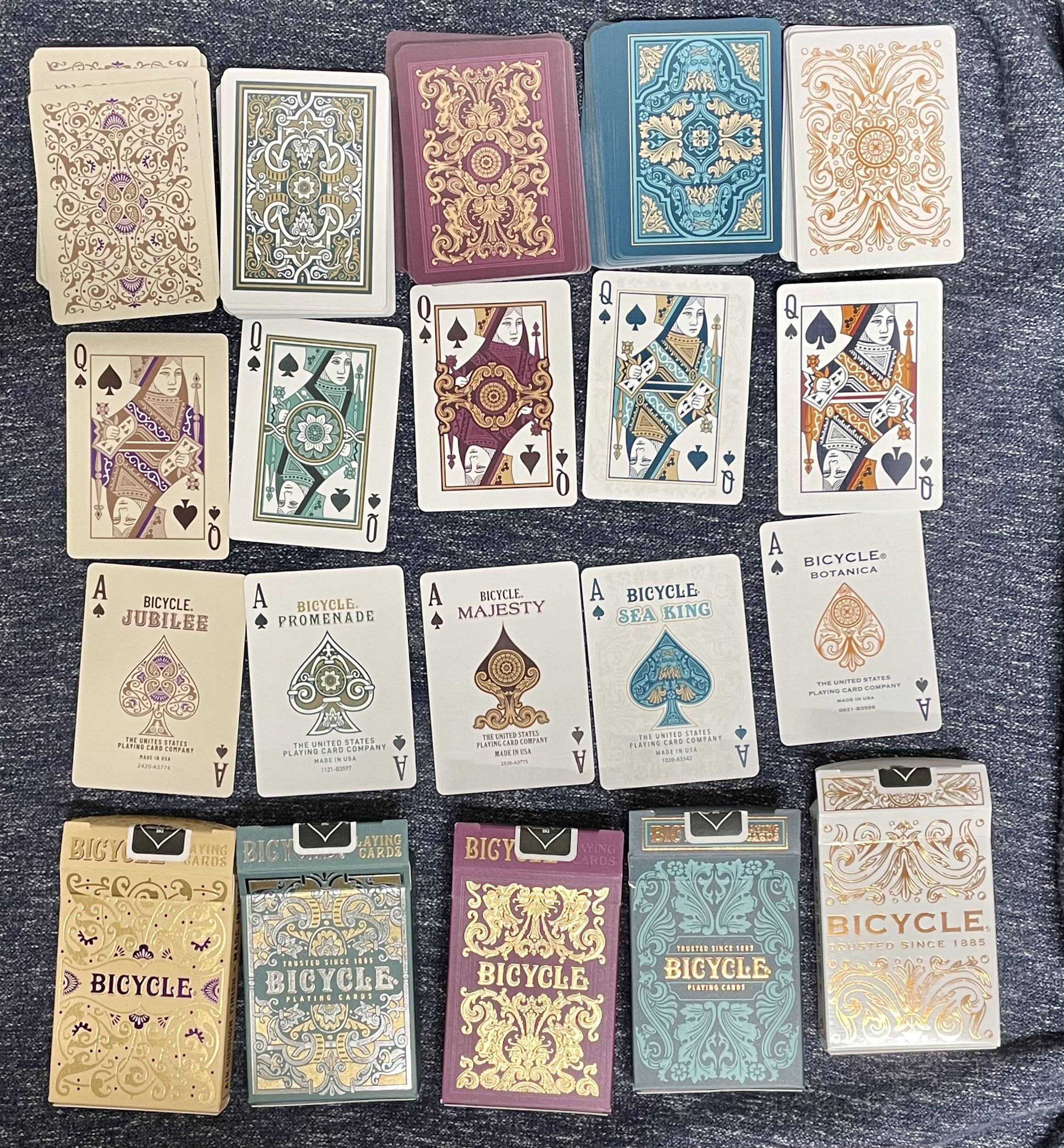 Follow up to recent bicycle post, feat faces & backs r/playingcards