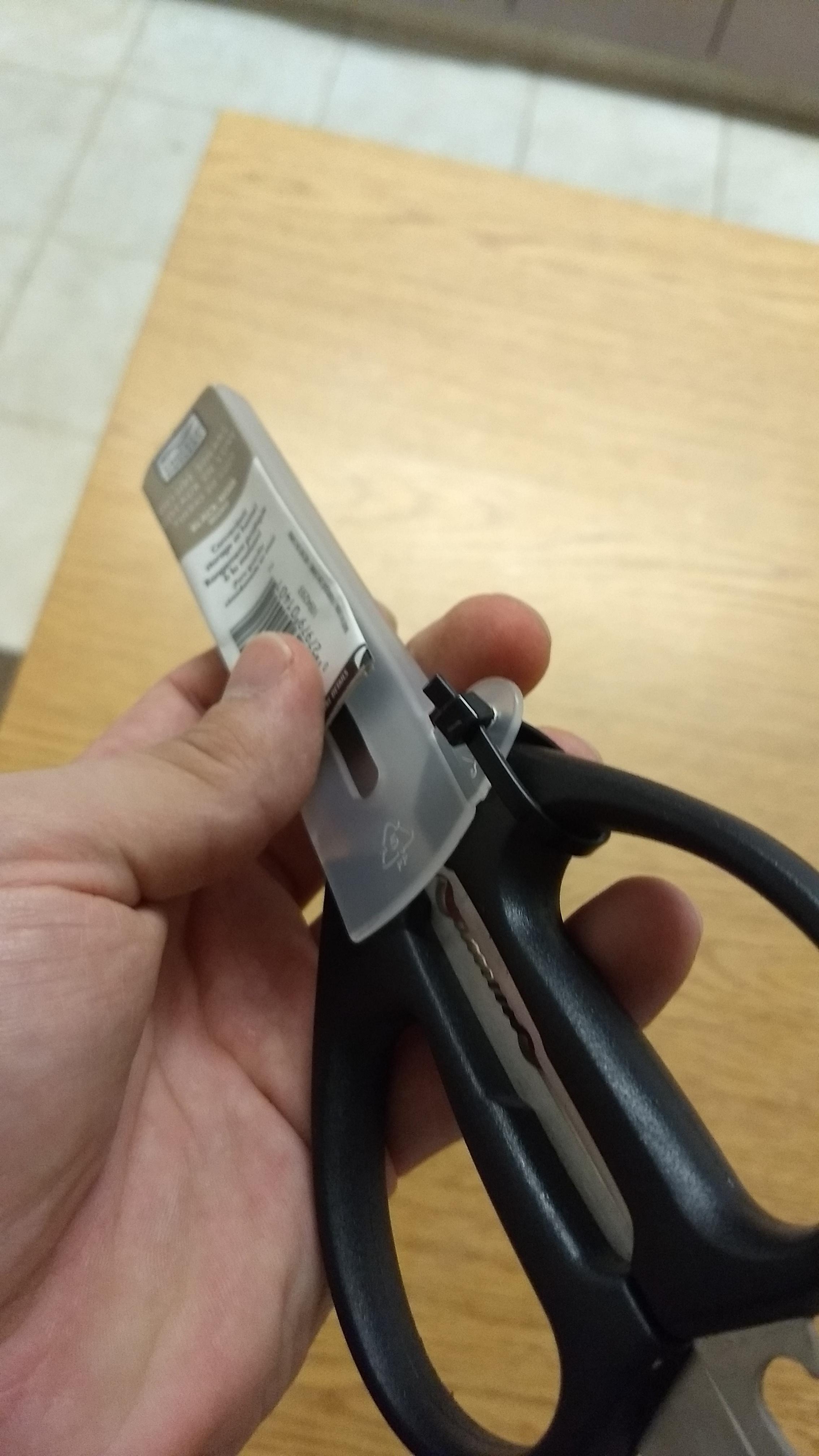 I bought scissors to cut zip ties on some other things I bought....this