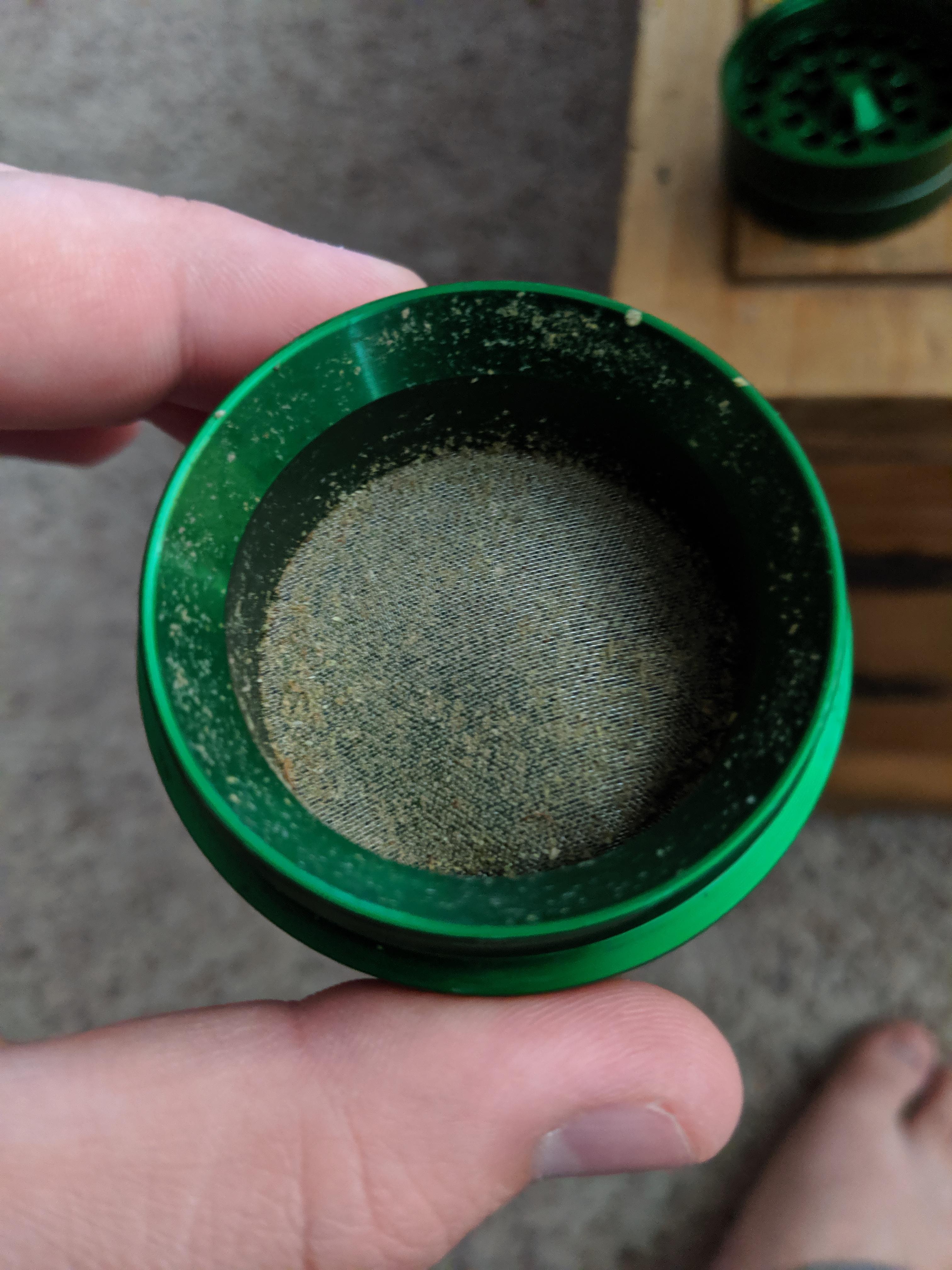 A grinder I ordered online has kief in it. r/trees