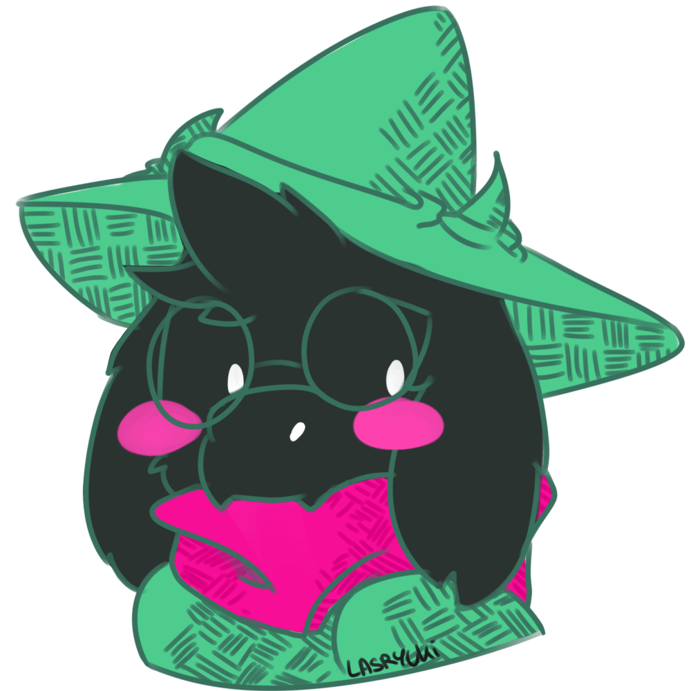 A cute drawing of Ralsei made by the fantastic LasrYuki ! (Links in comments) Deltarune