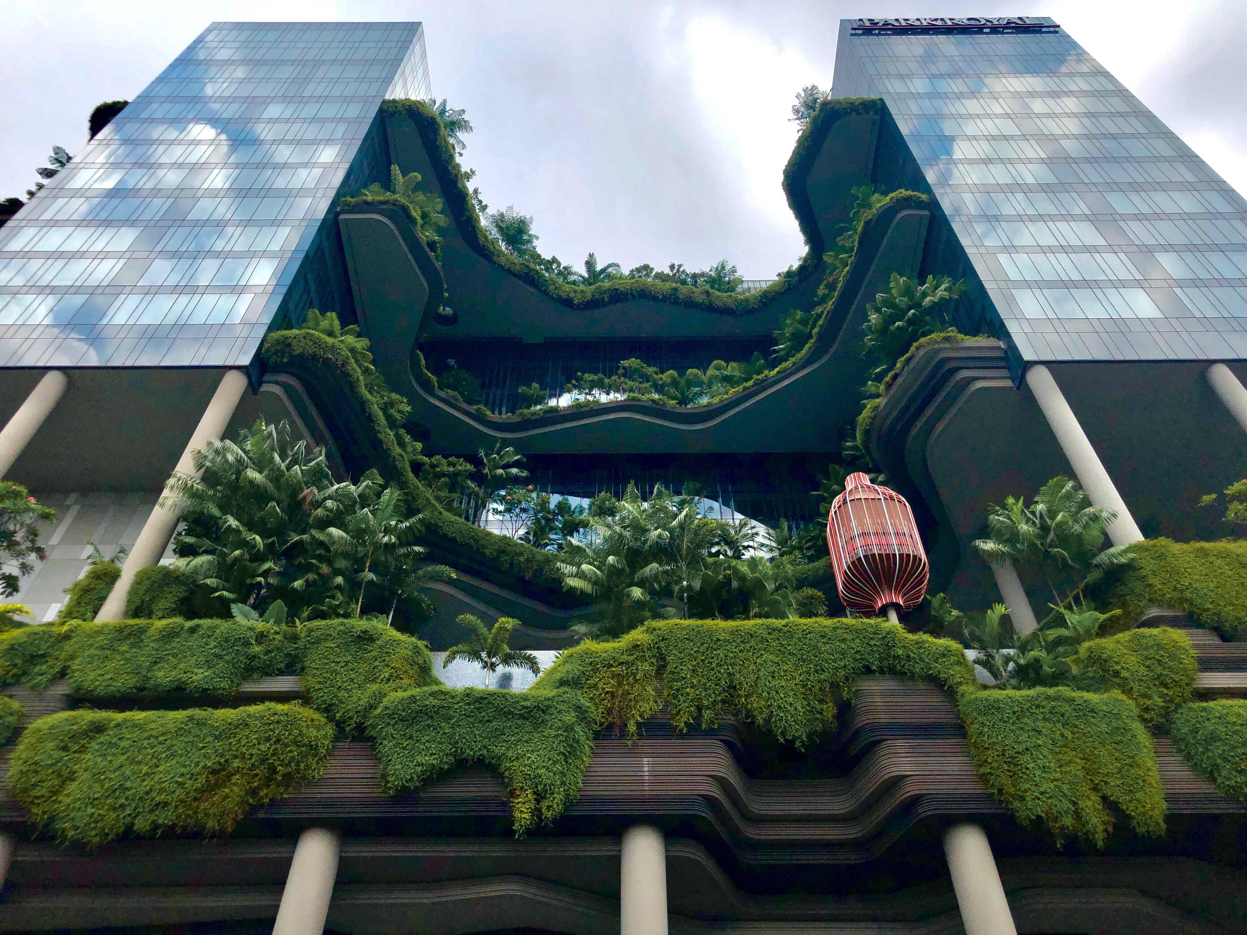 Parkroyal on Pickering, Singapore. Designed by Singaporebased