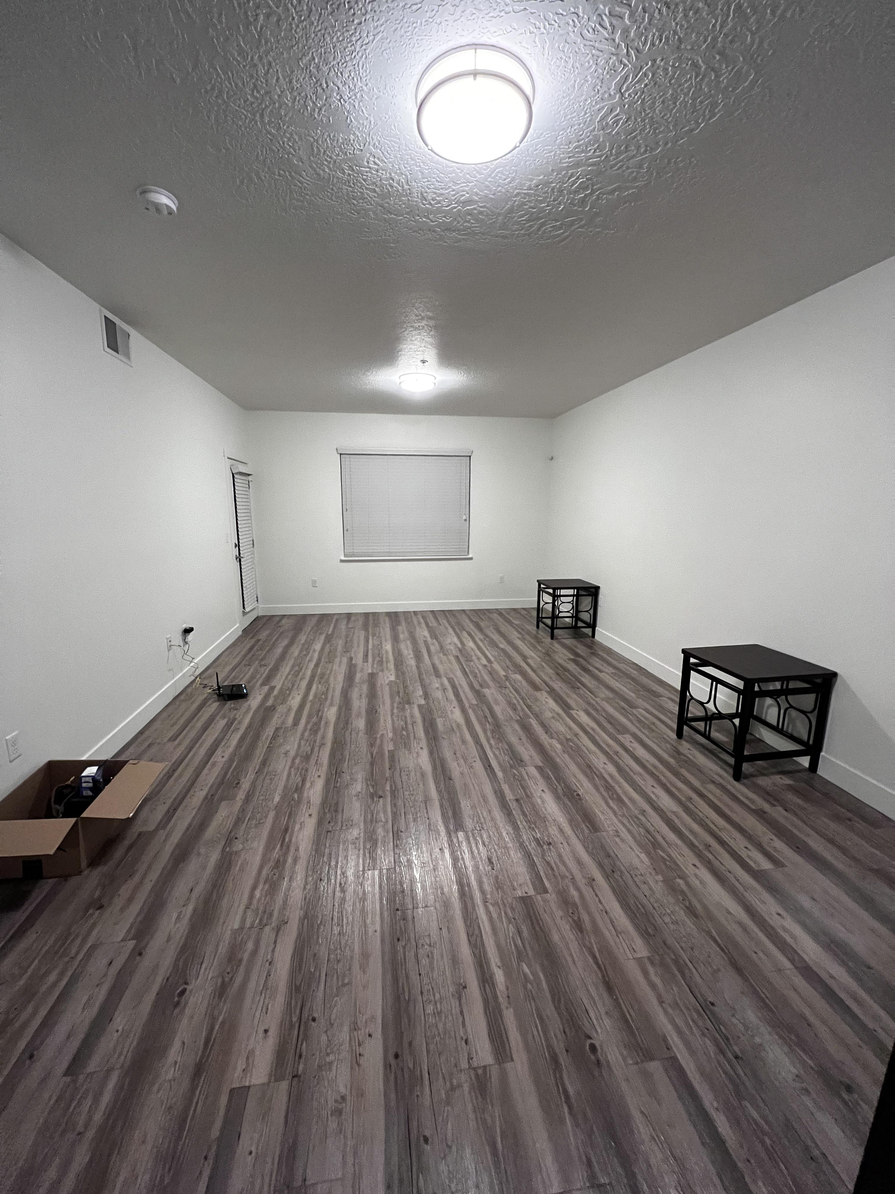 Would you put a couch against the wall or more in the middle of the