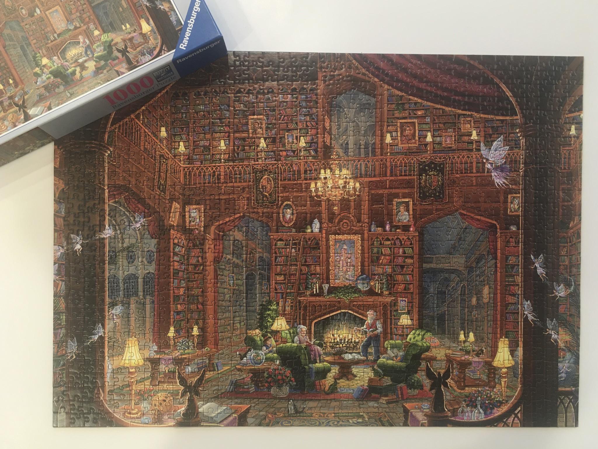 Sanctuary of Knowledge 1000 Piece. This was a fun quick puzzle