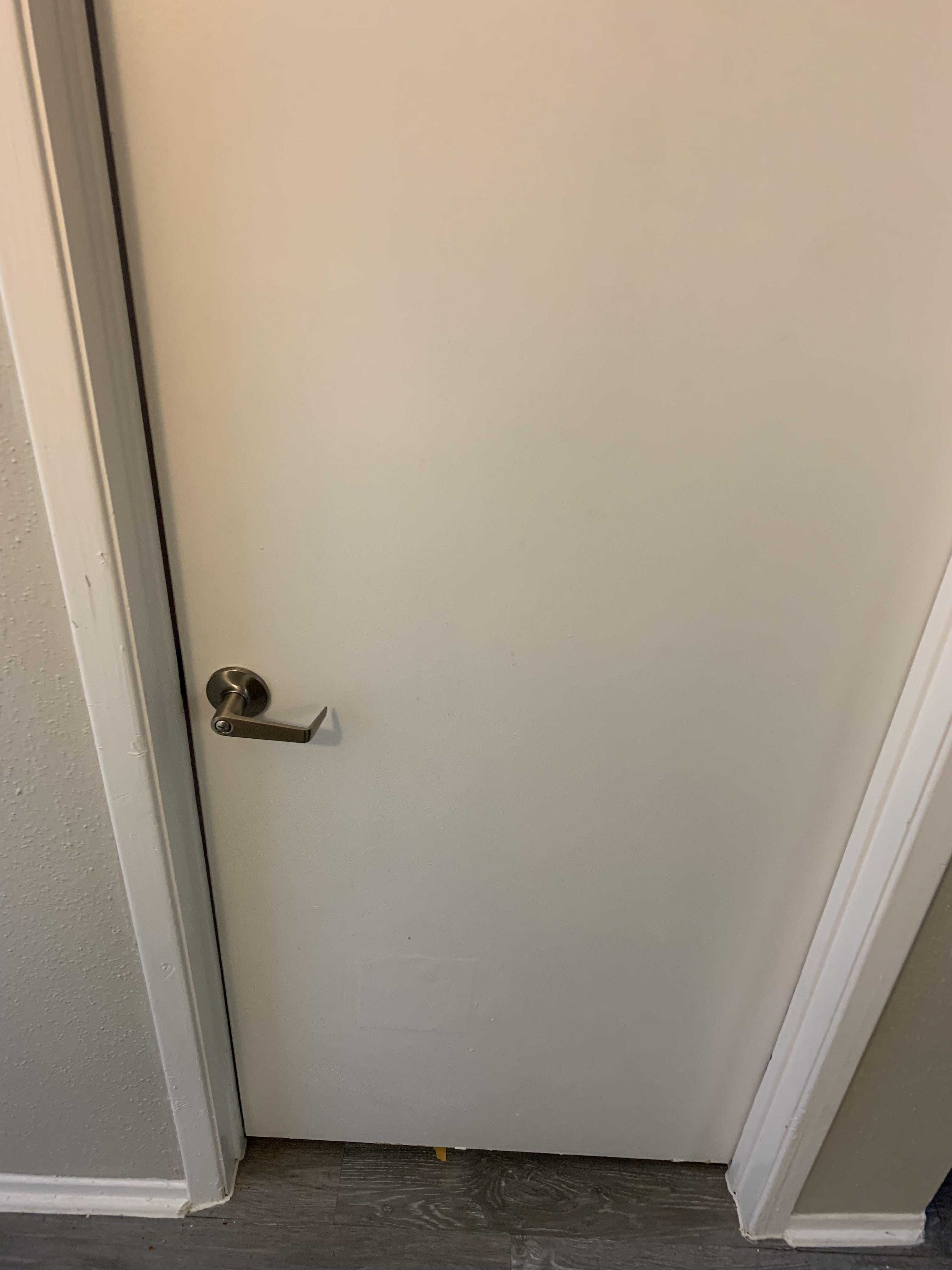 How would one go about soundproofing a door with a gap on the side and