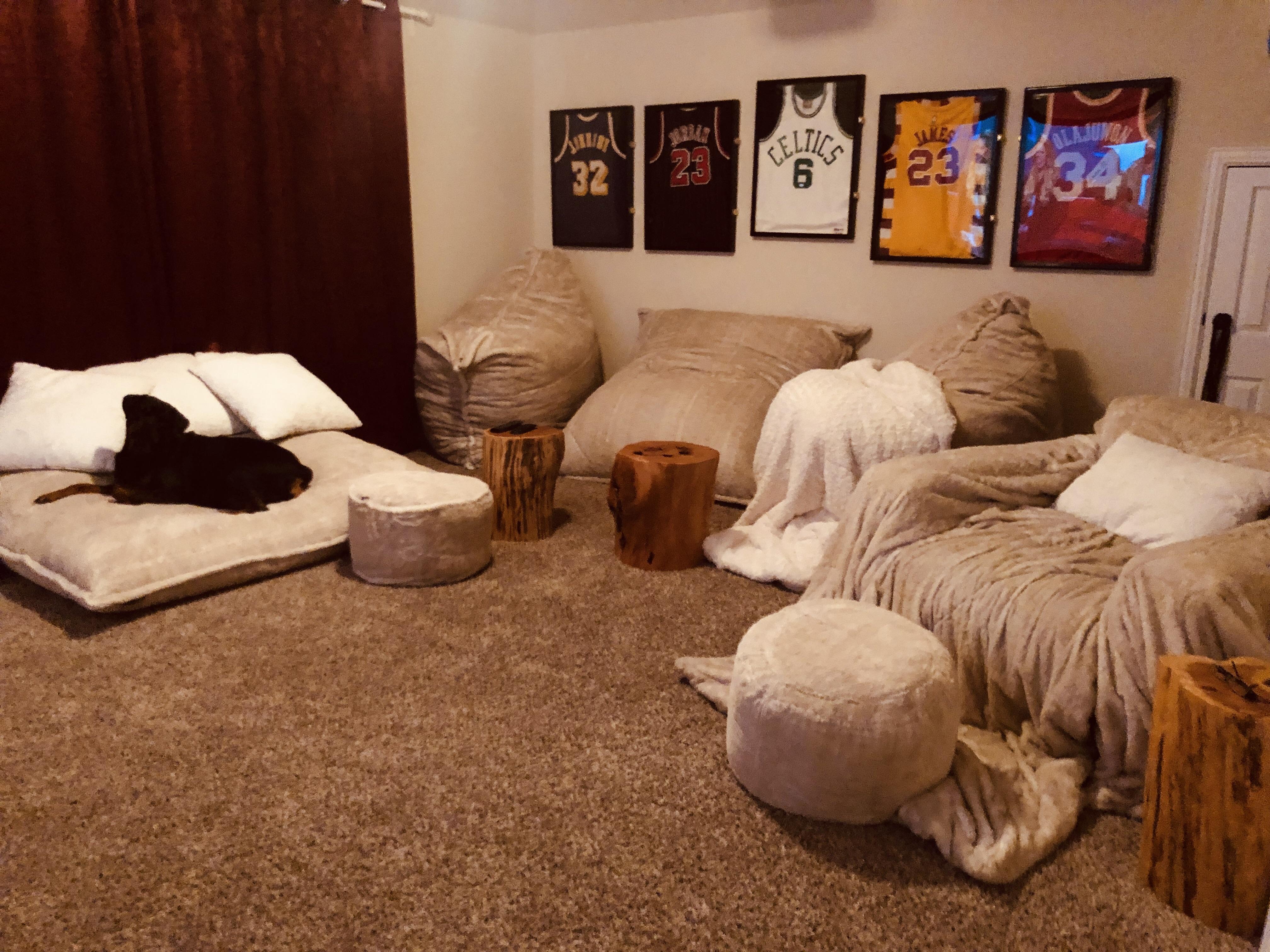 When I was a kid, I wanted a room full of pillows. As a grown up, I was