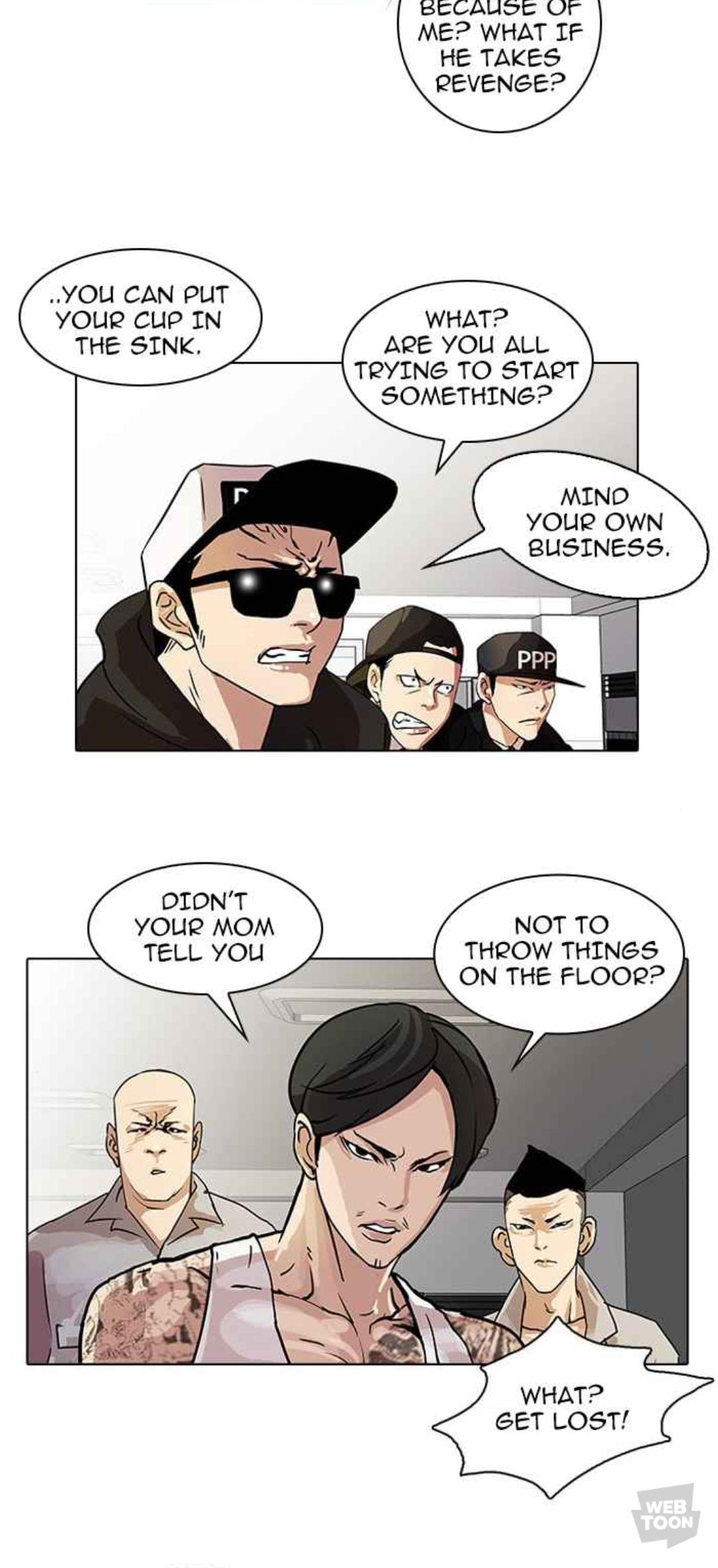 Didn't your mom tell you not to throw things on the floor?