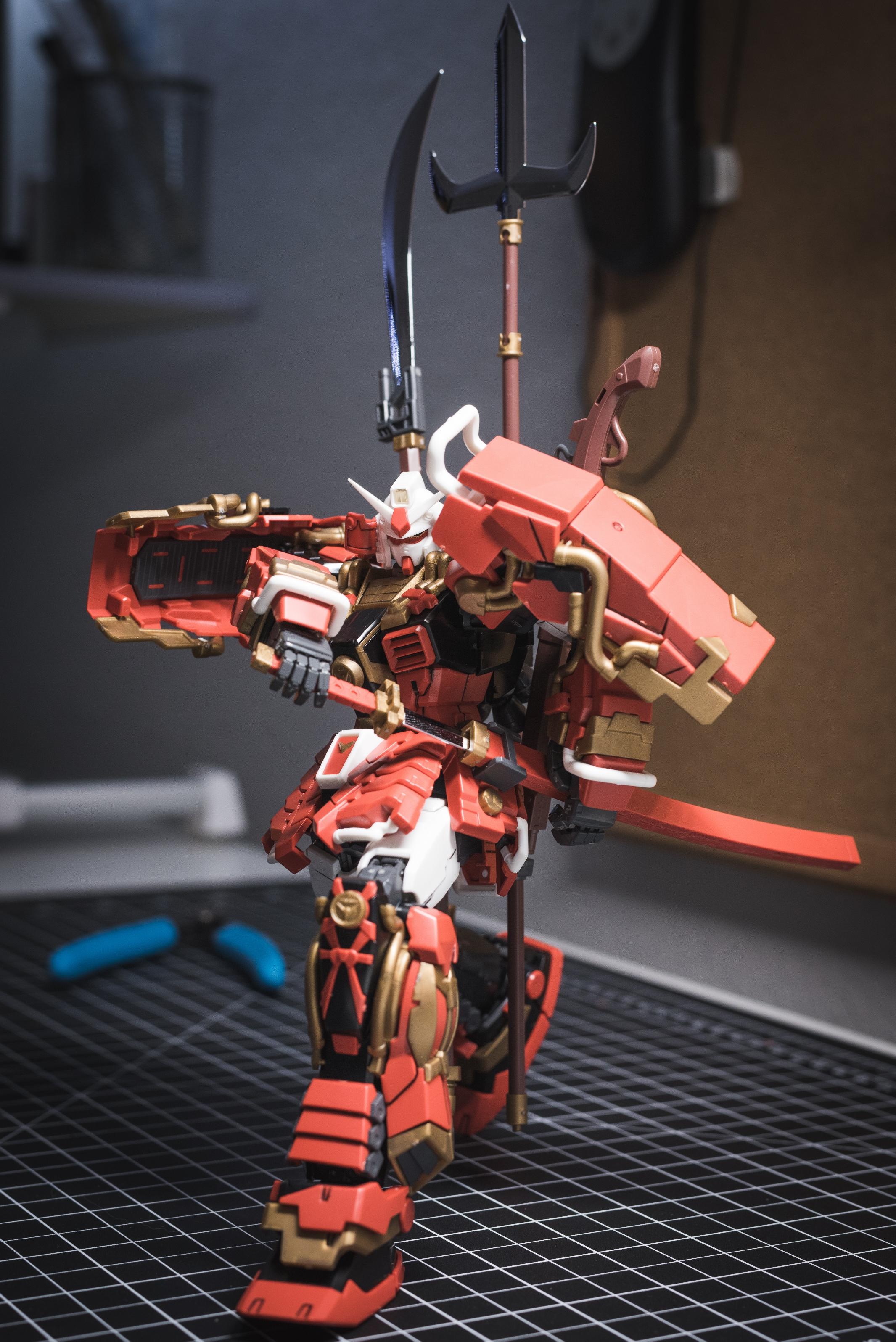 My First Gundam Build, Shin Musha Gundam 1/100. Took 10 Hours in one