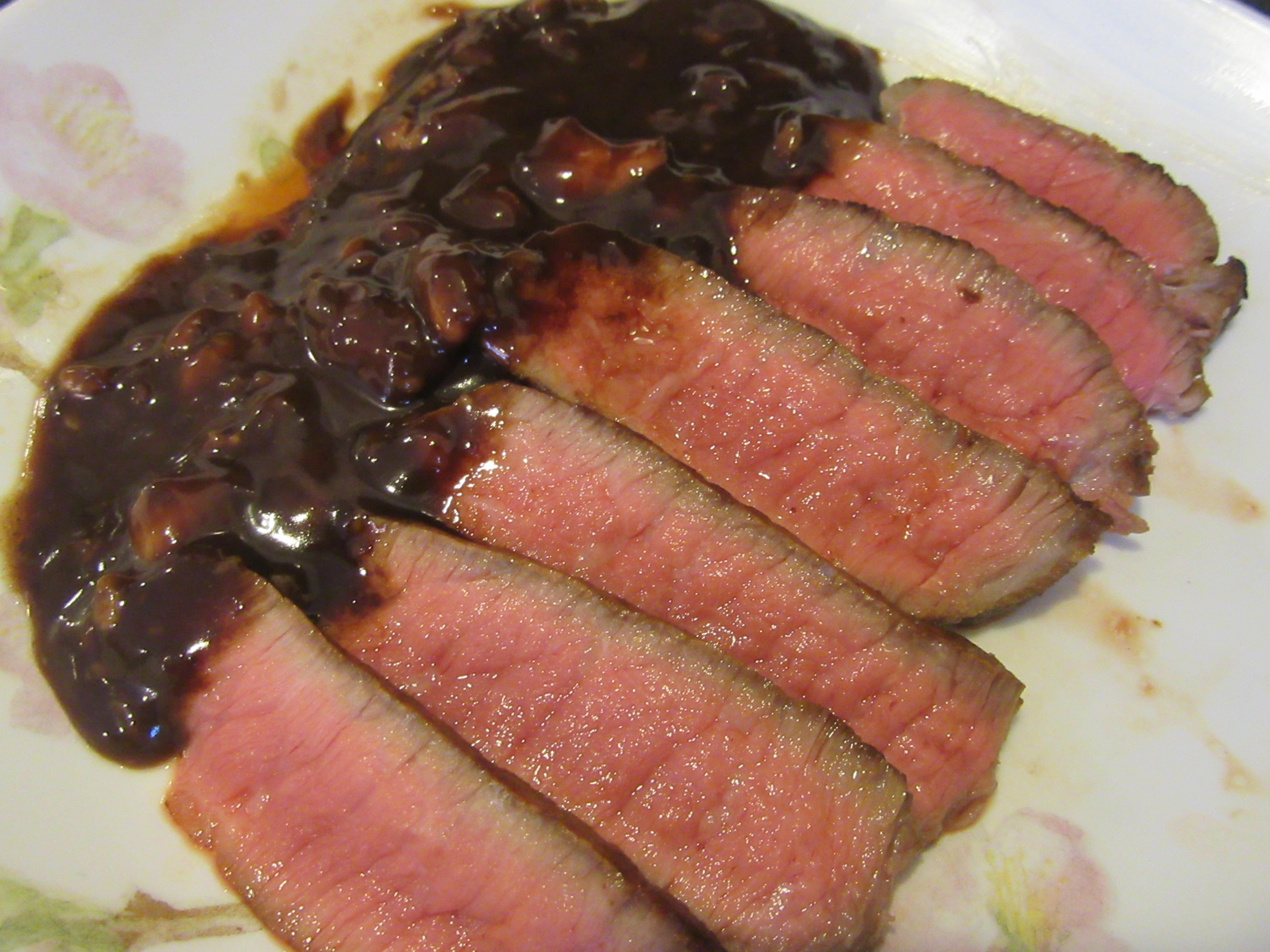 Thin Sliced Top Round with Classic Bordelaise (Recipe in Comments) r