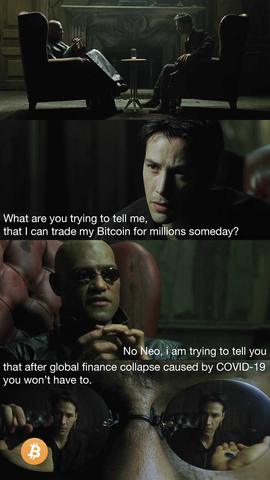 bitcoin / matrix HODL crypto Bitcoin