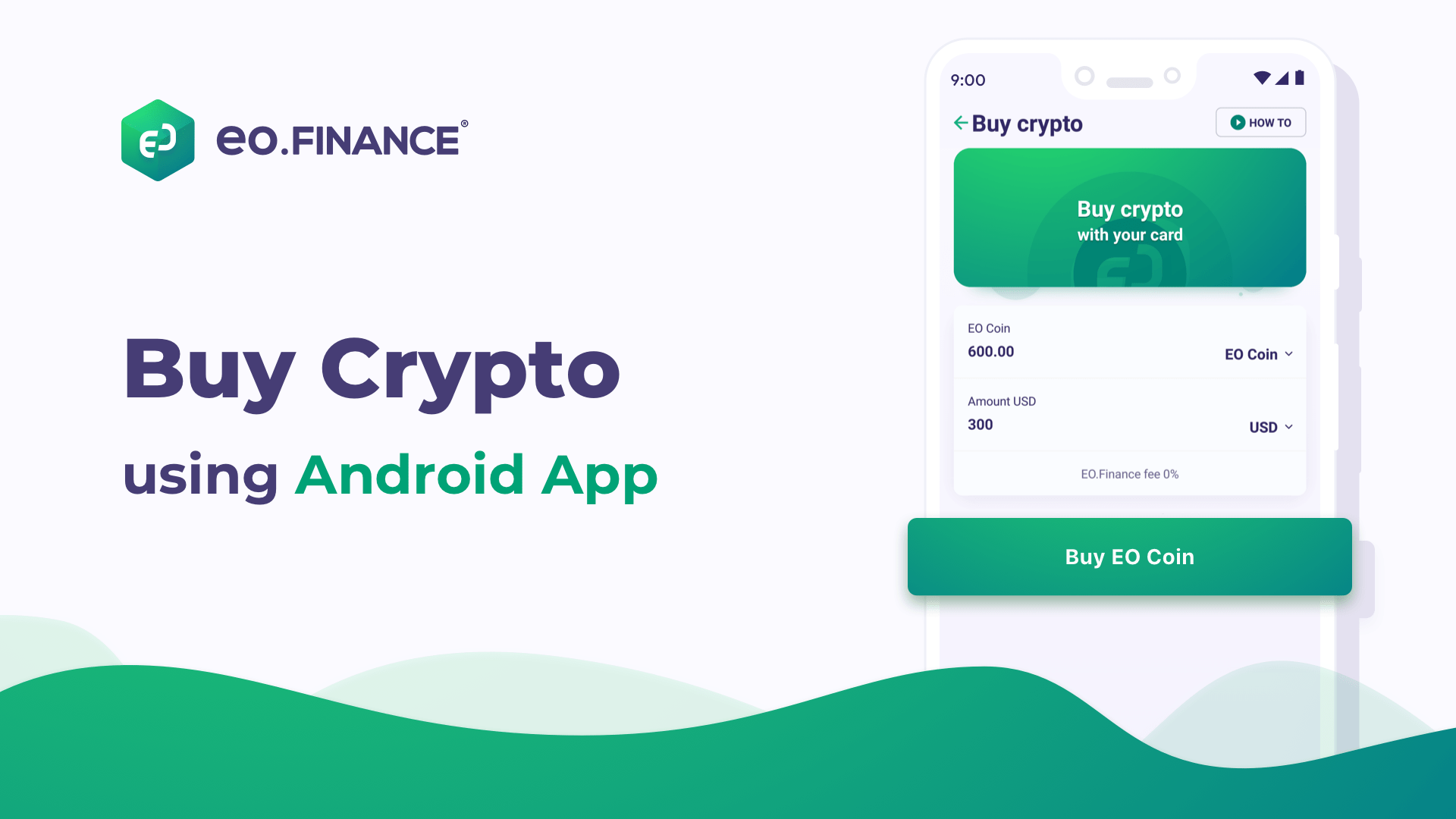 Buy Crypto using our Android app! Credit and debit cards, VISA and