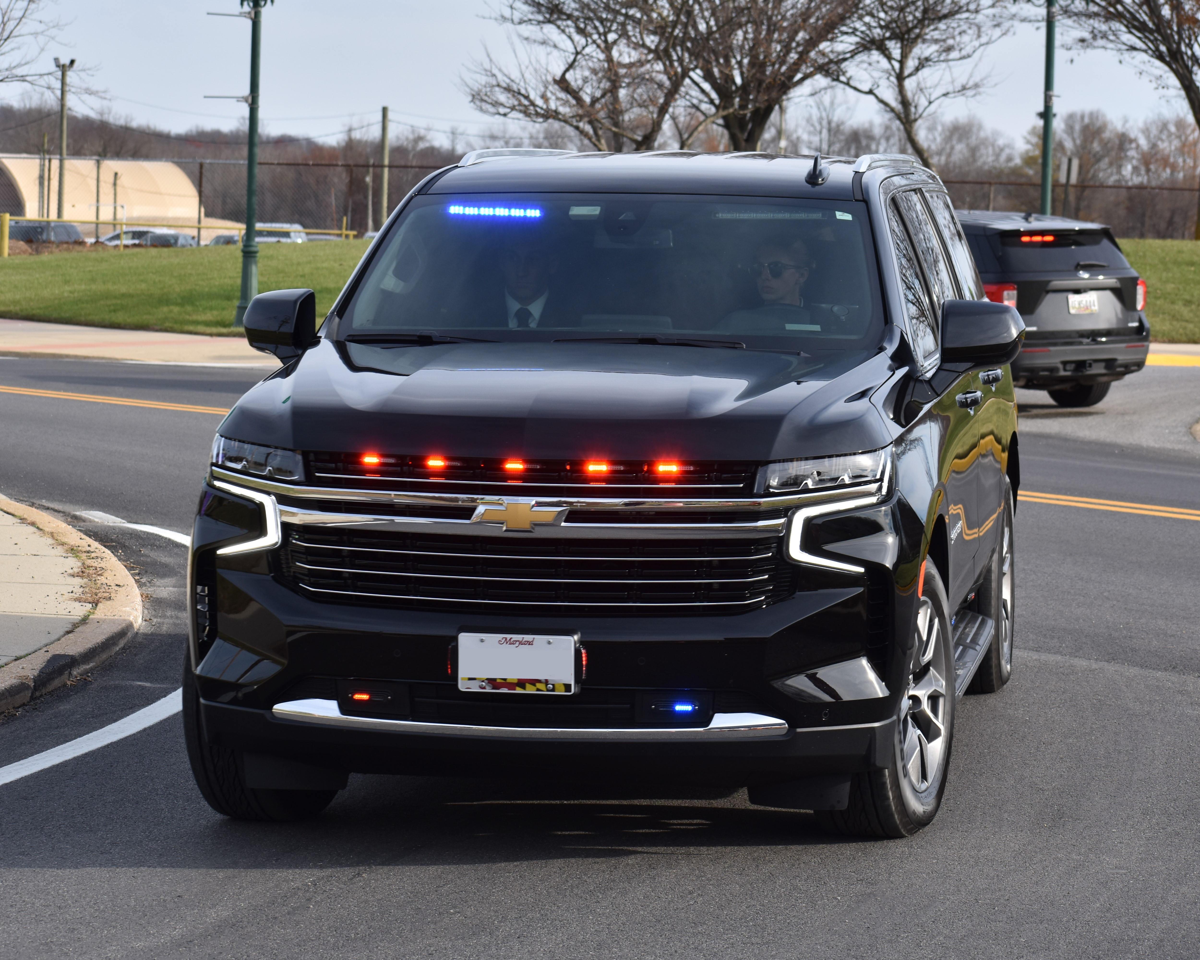 Maryland State Police Executive Protection Section 2022 Chevrolet