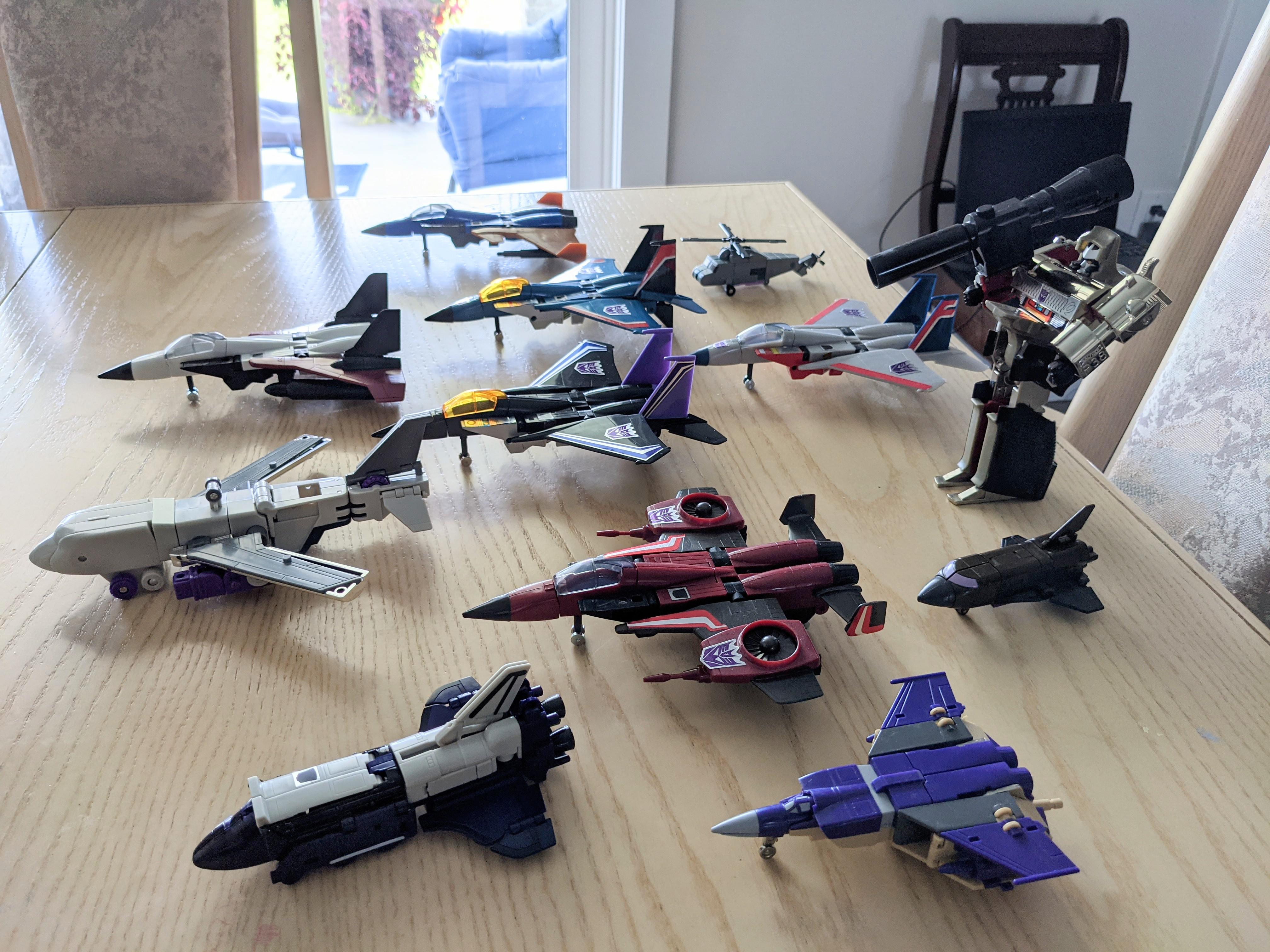 The Decepticons air superiority is insane. Coneheads and the others