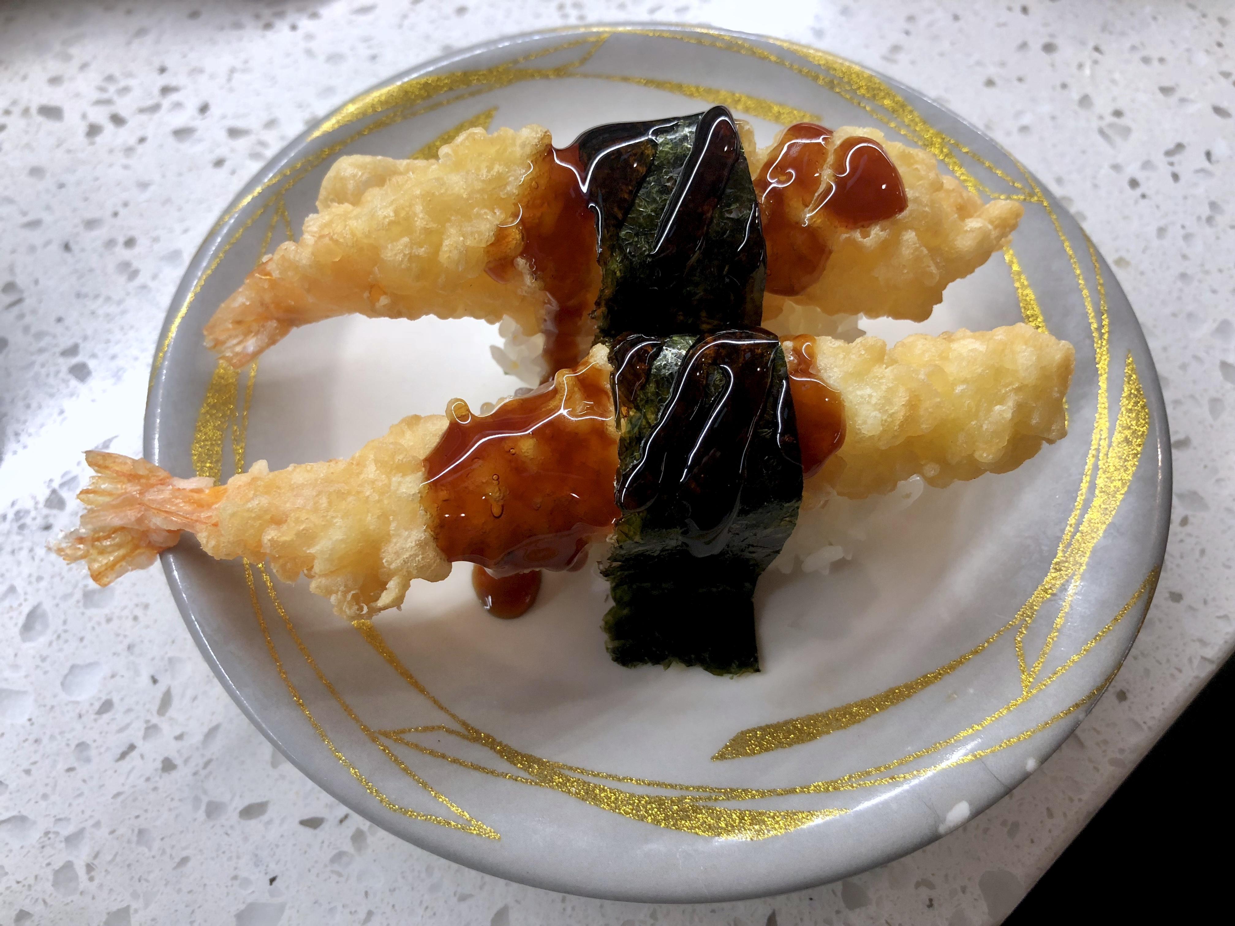Ebi Tempura Nigiri r/sushi