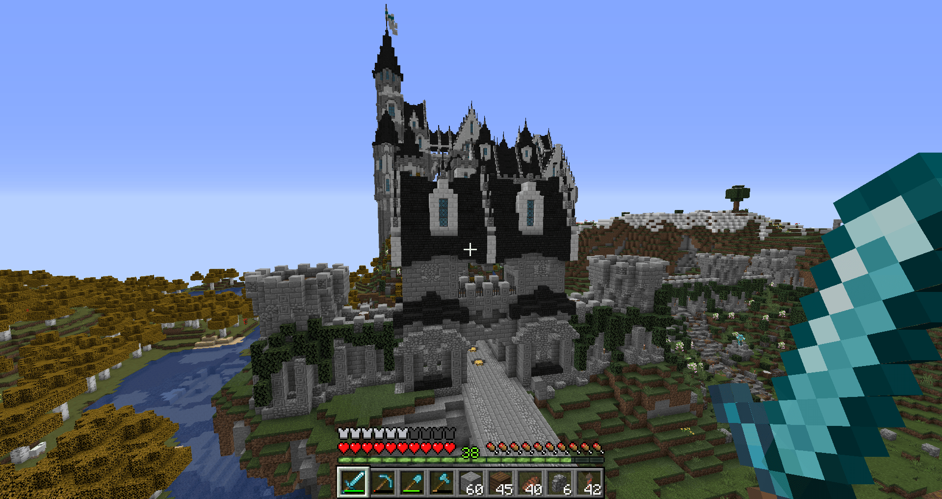 Finished my castle gate and i want opinions! Minecraft