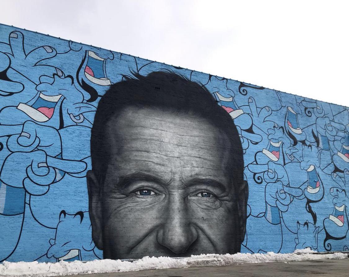 Robin Williams in Chicago r/streetart