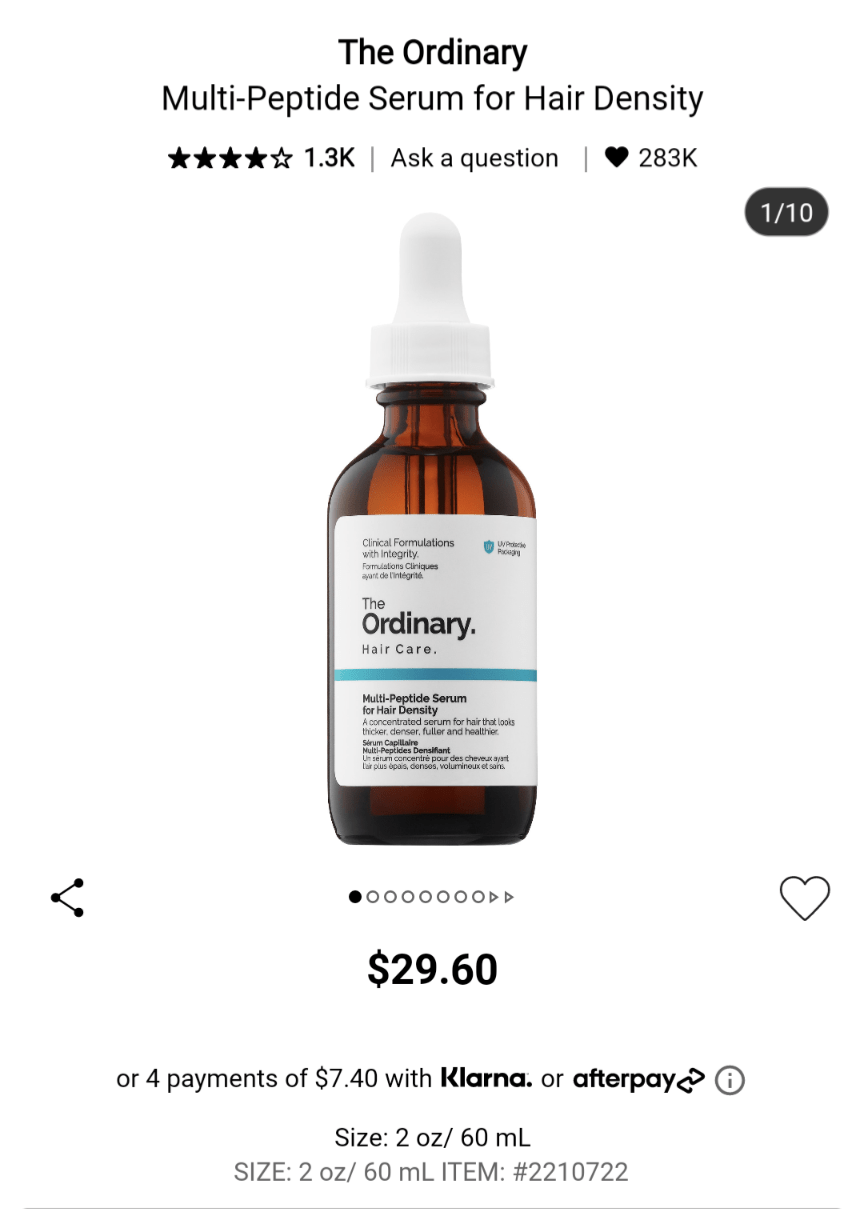 🇨🇦 Remember when The Ordinary hair serum was more affordable? 🥲 r/Sephora