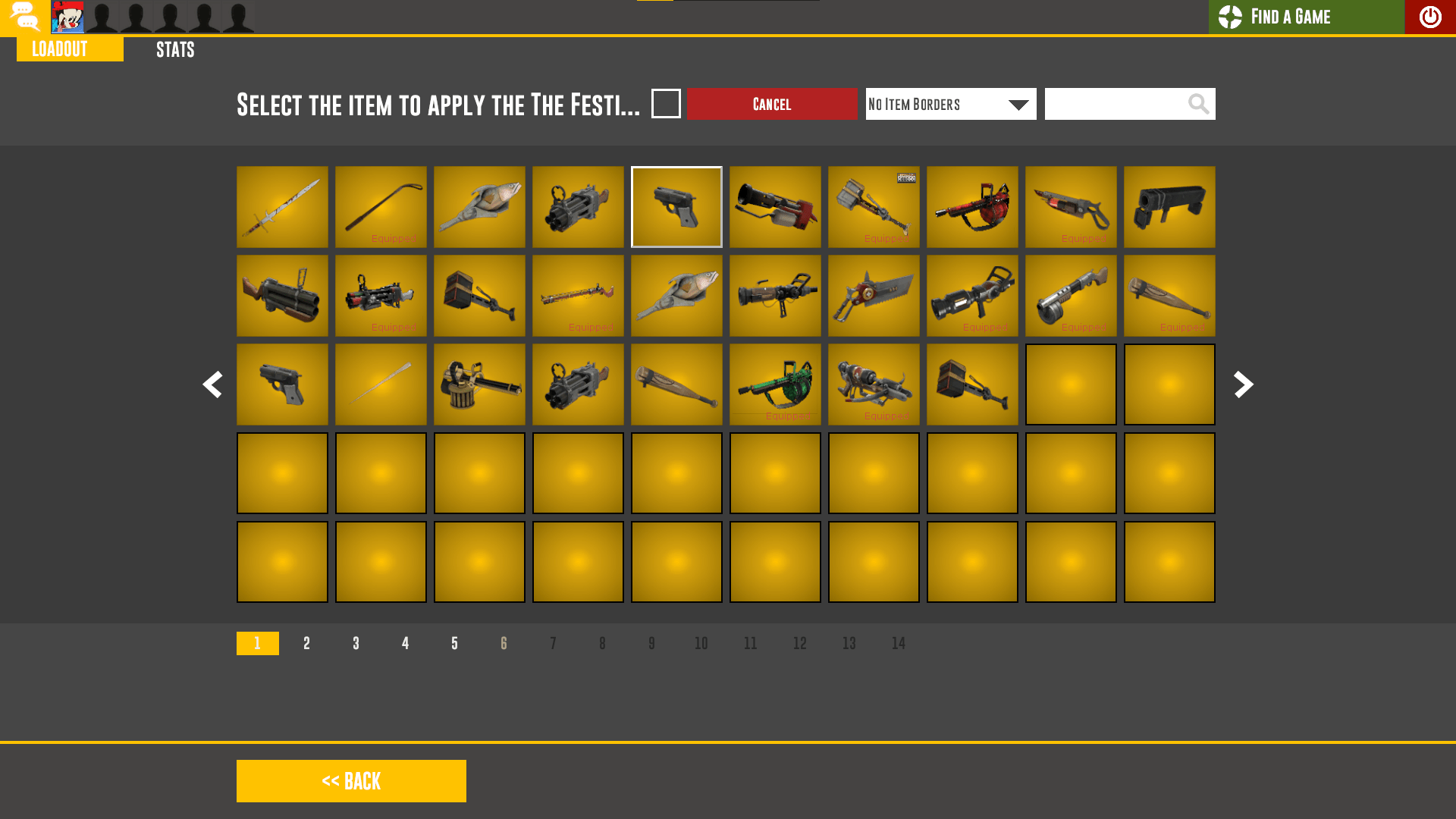 Why can I only festivize certain weapons? I've seen Festive Stock and