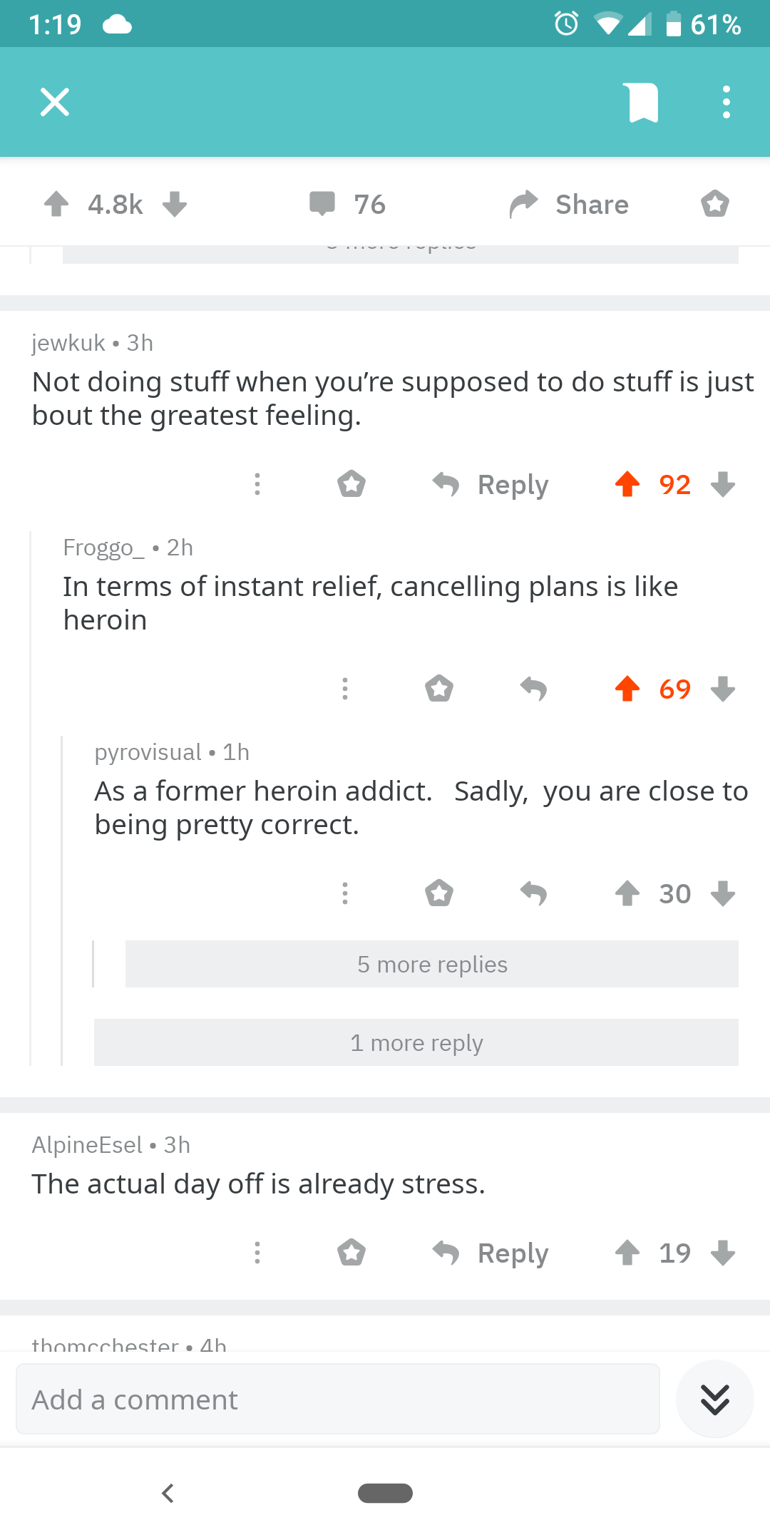 Spotted on r/showerthoughts r/UnexpectedMulaney