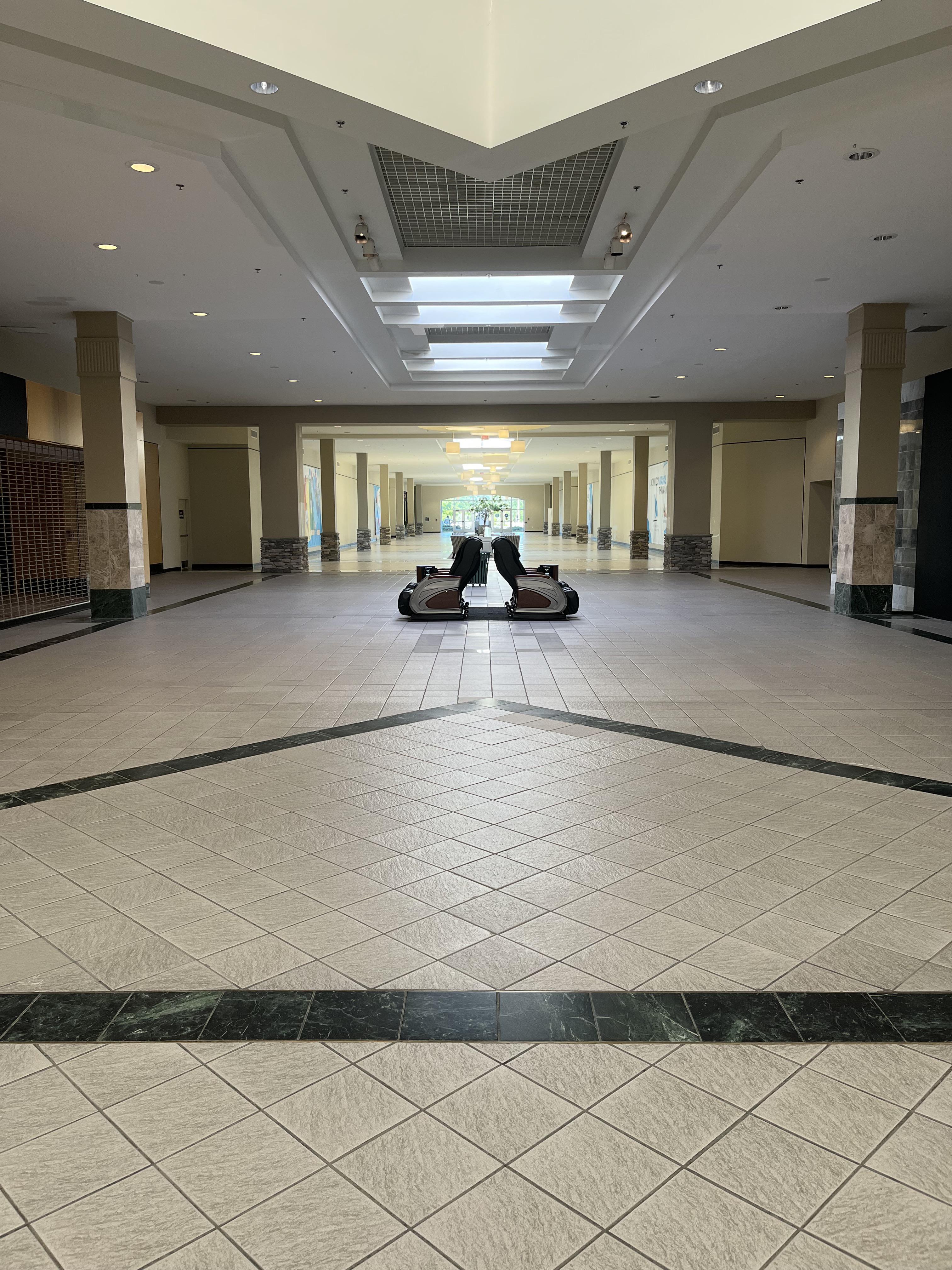 Empty mall I was walking through. r/LiminalSpace