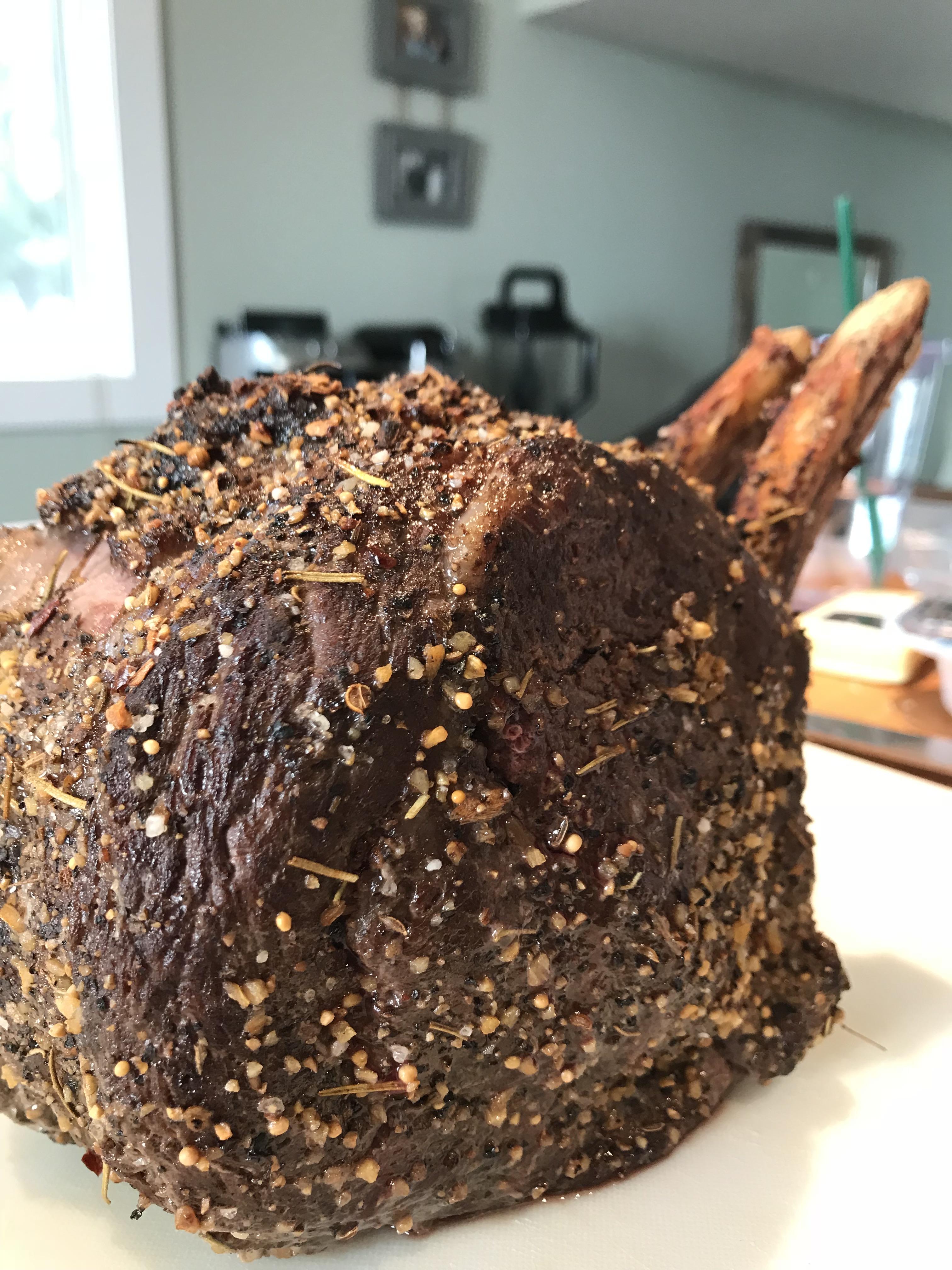[Homemade] 6Hour Sous Vide Standing Rib Roast *Update* r/food