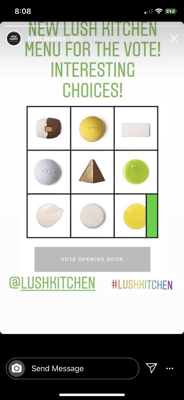 Next Lush Kitchen voting menu! (per lush.scents) r/LushCosmetics