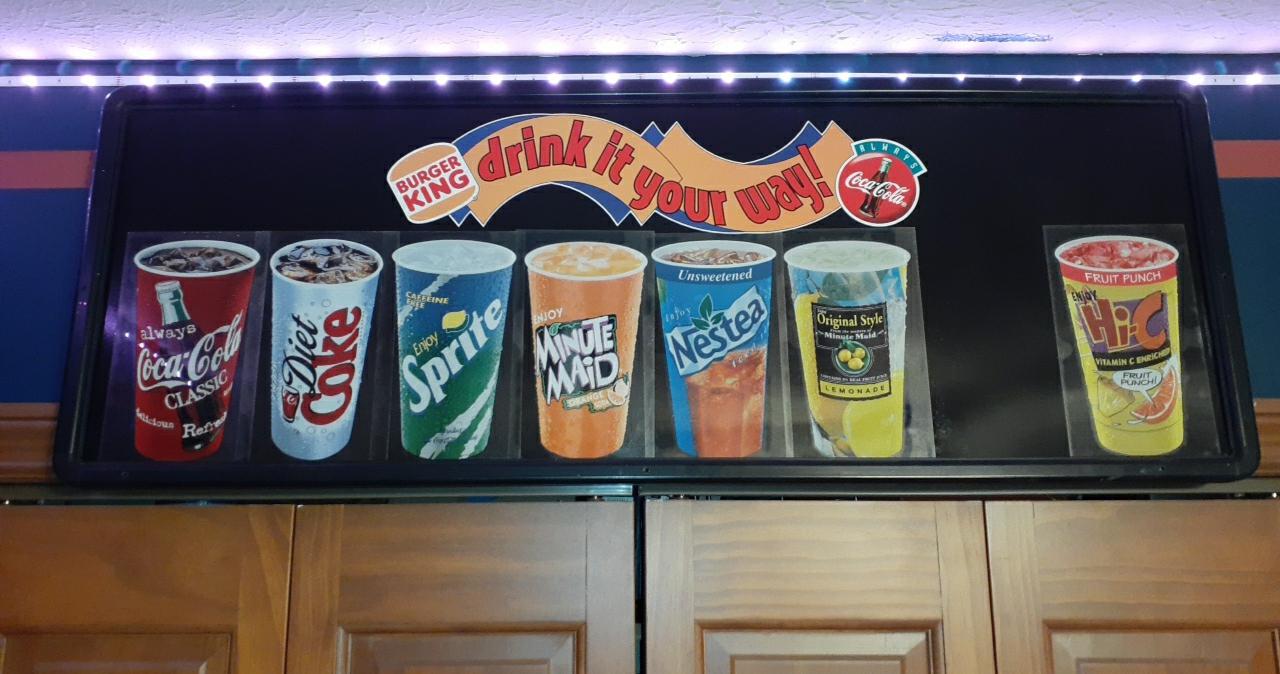 Vintage burger king Fountain sign. r/VintageAdvertising