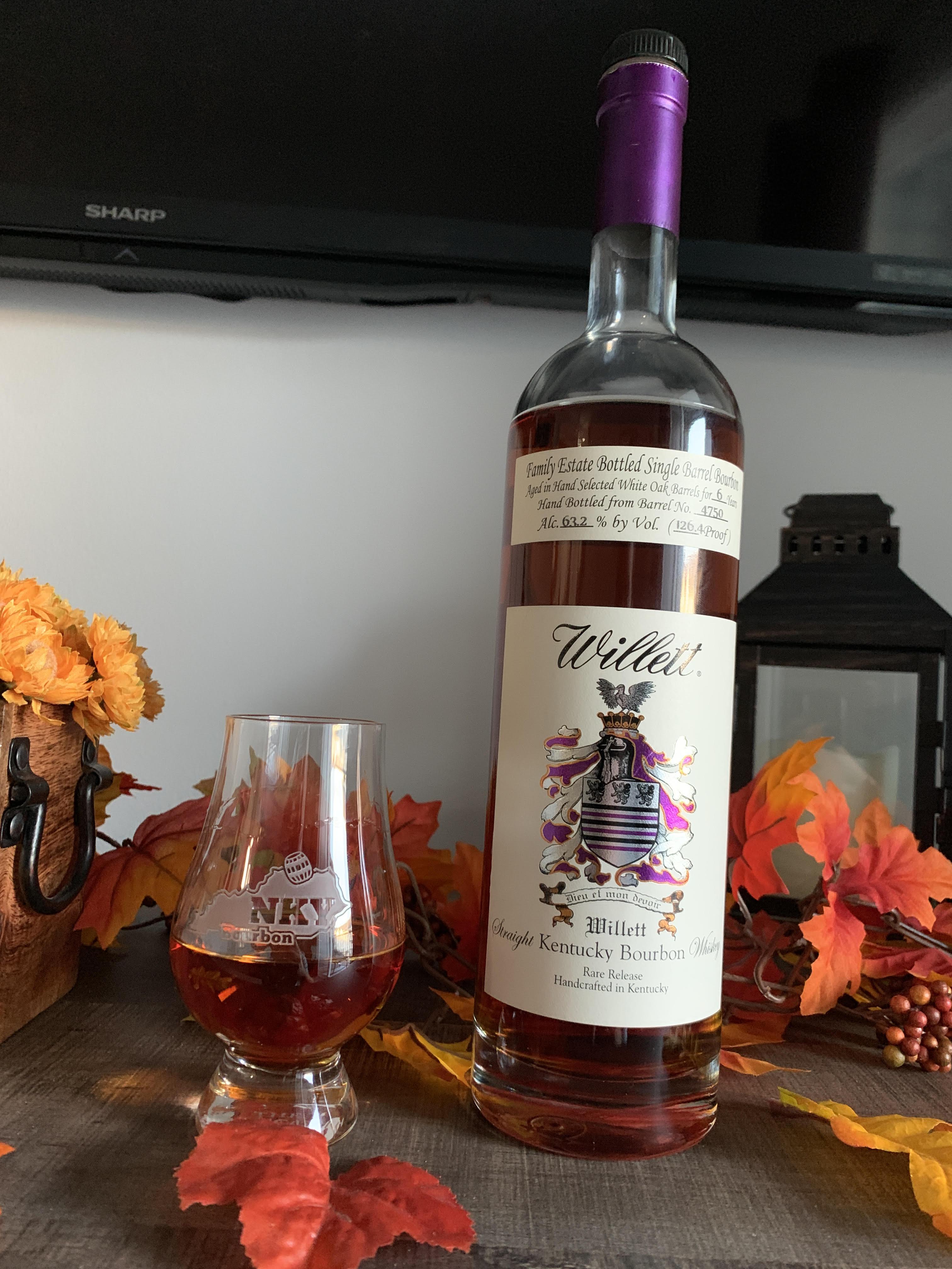 Willett Family Estate Single Barrel Bourbon 6yr, 126.4pf (Crescent
