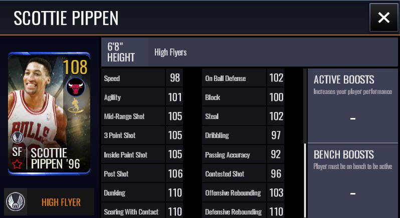 Scottie Pippen Stats
