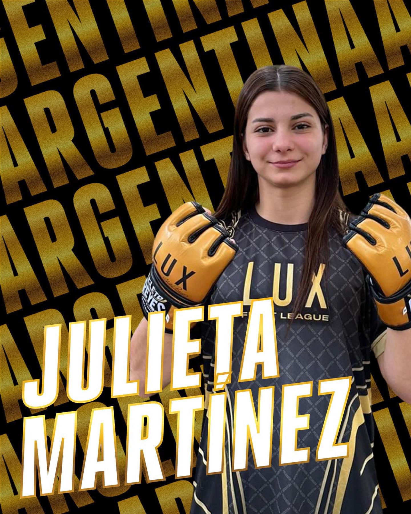 Julieta Martinez (7-0) has signed with LUX Fight League! : WMMA